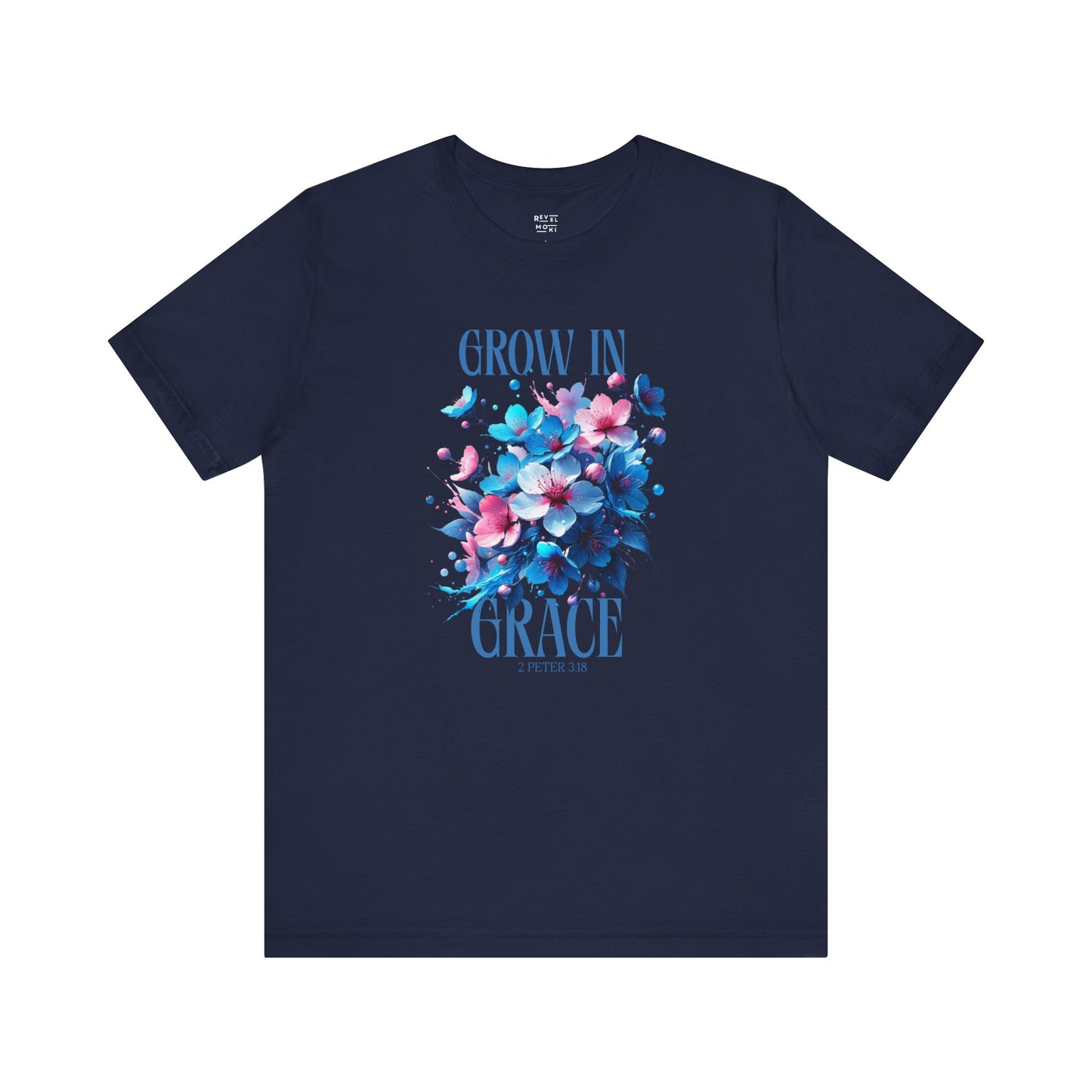 Grow in Grace Floral Christian T Shirt