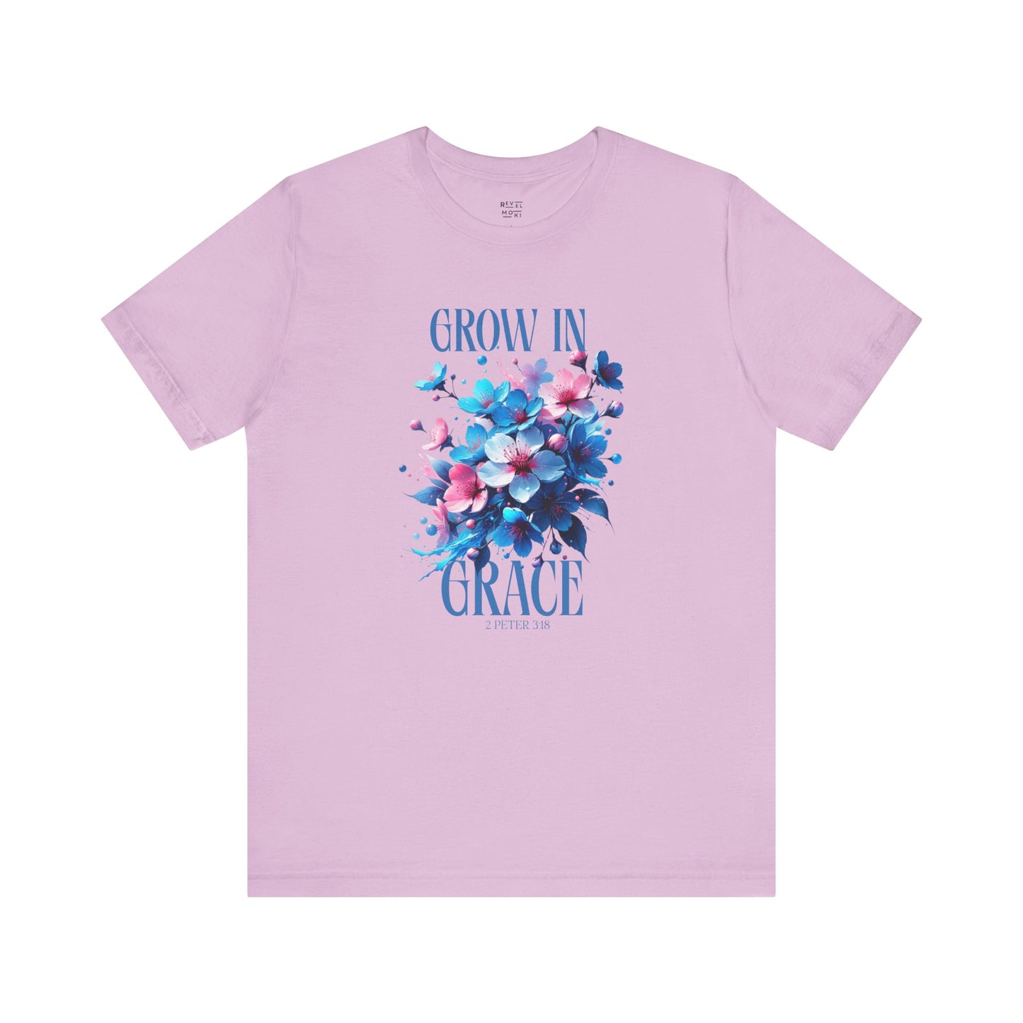 Grow in Grace Floral Christian T Shirt