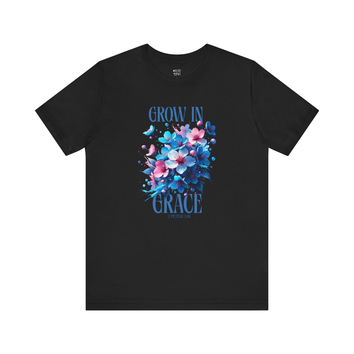 Grow in Grace Floral Christian T Shirt