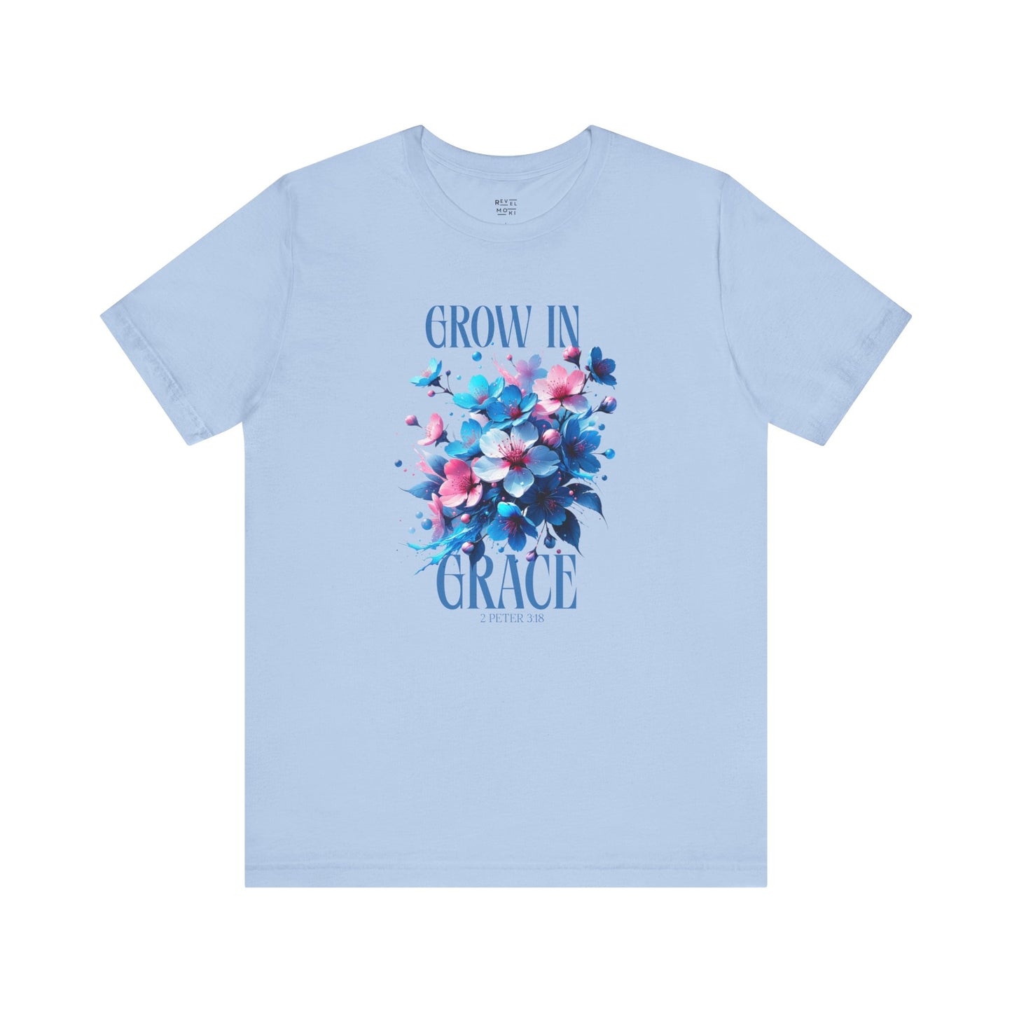 Grow in Grace Floral Christian T Shirt