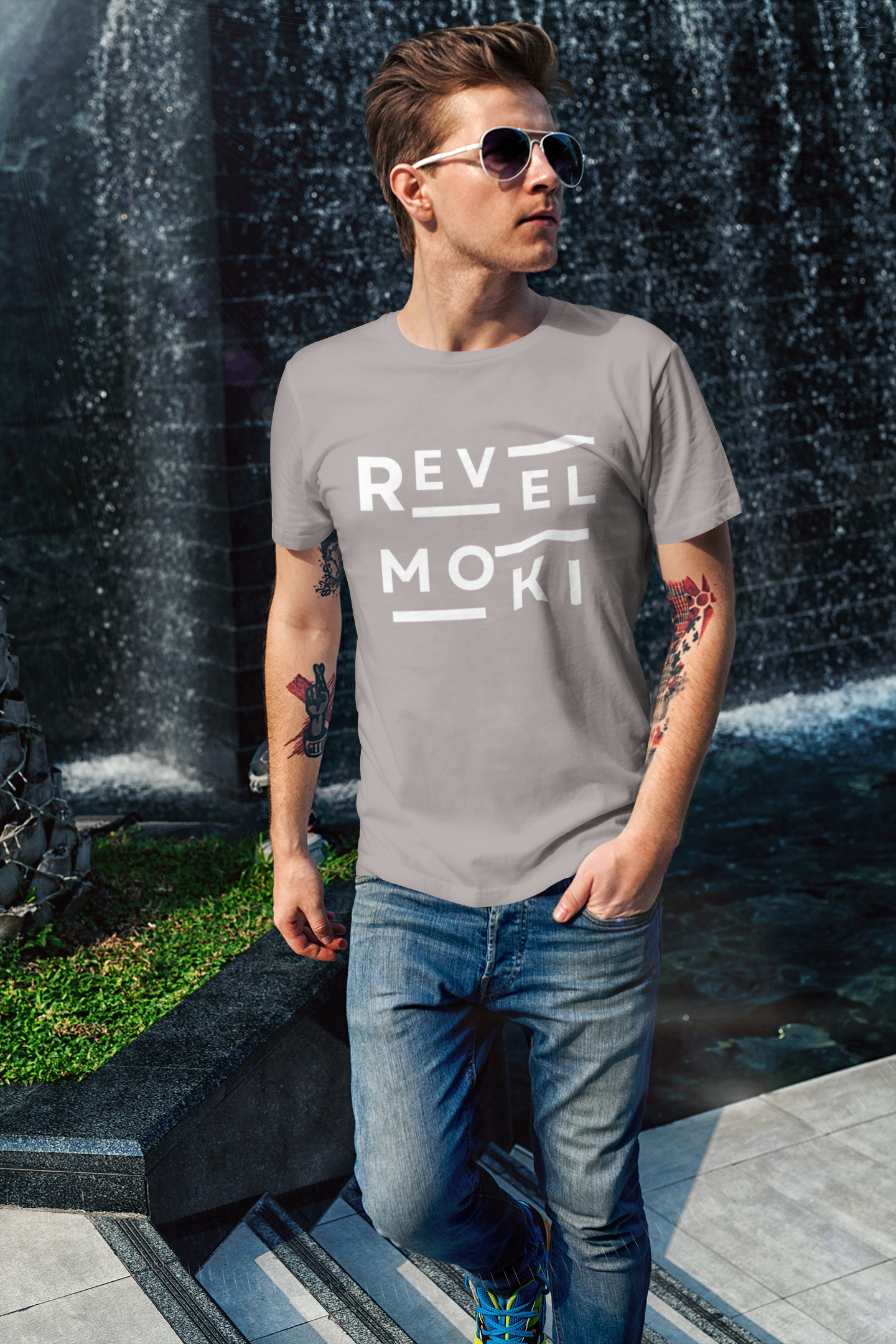 PEBBLE-BROWN-HUSTLE-T-SHIRT