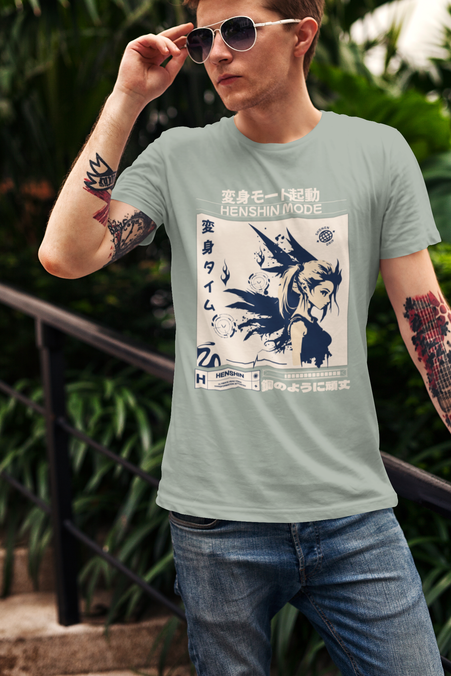 anime-henshin-mens-tee-sage