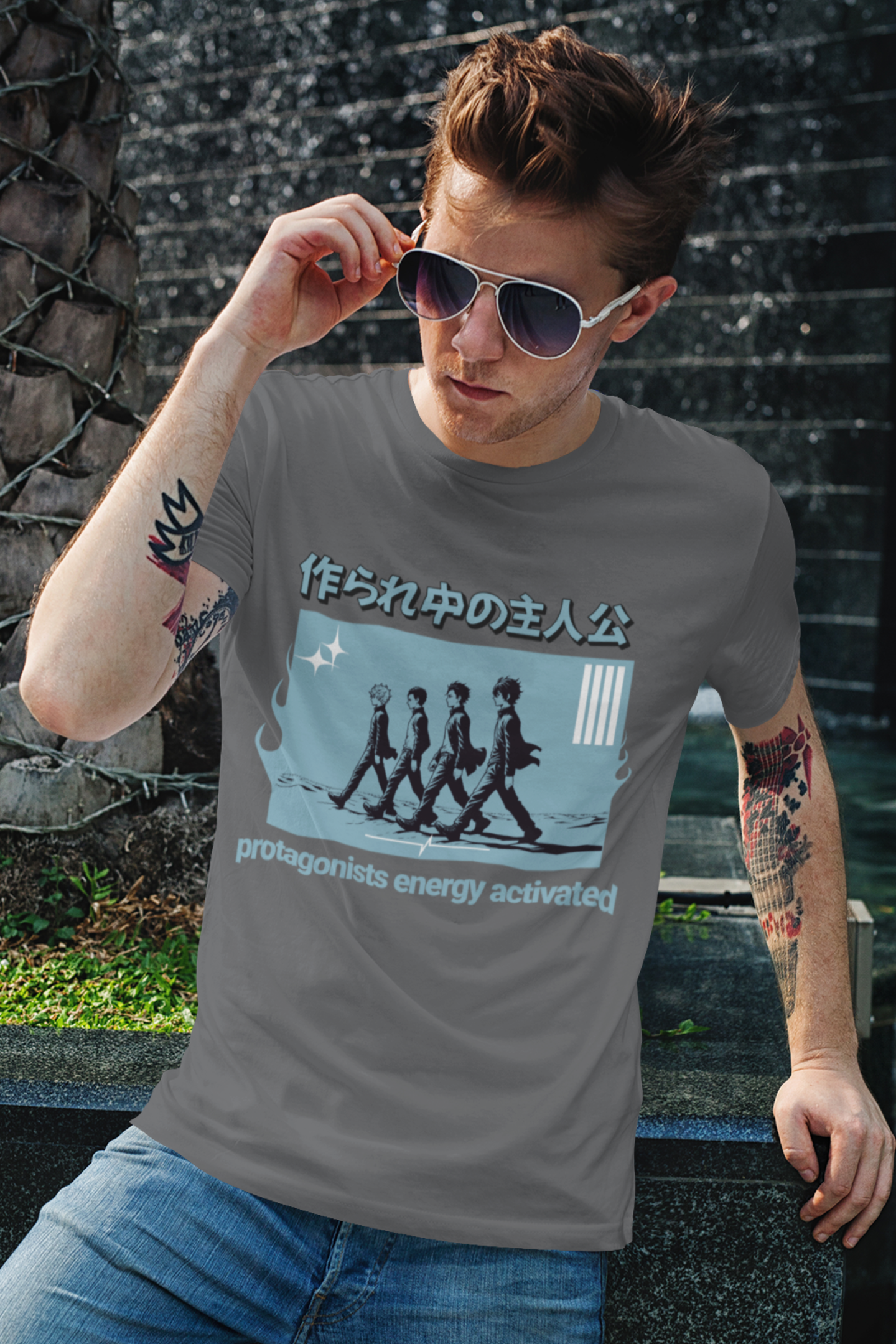 anime-shonen-men-tee-asphalt
