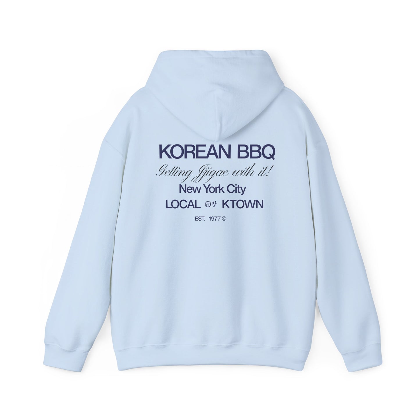 asian-man-wearing-korean-barbecue-hoodie-back-closeup-blue