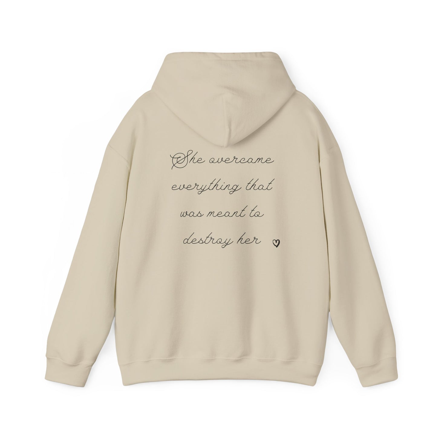 back-of-woman-hoodie-pow-herful-her-story-closeup-sand