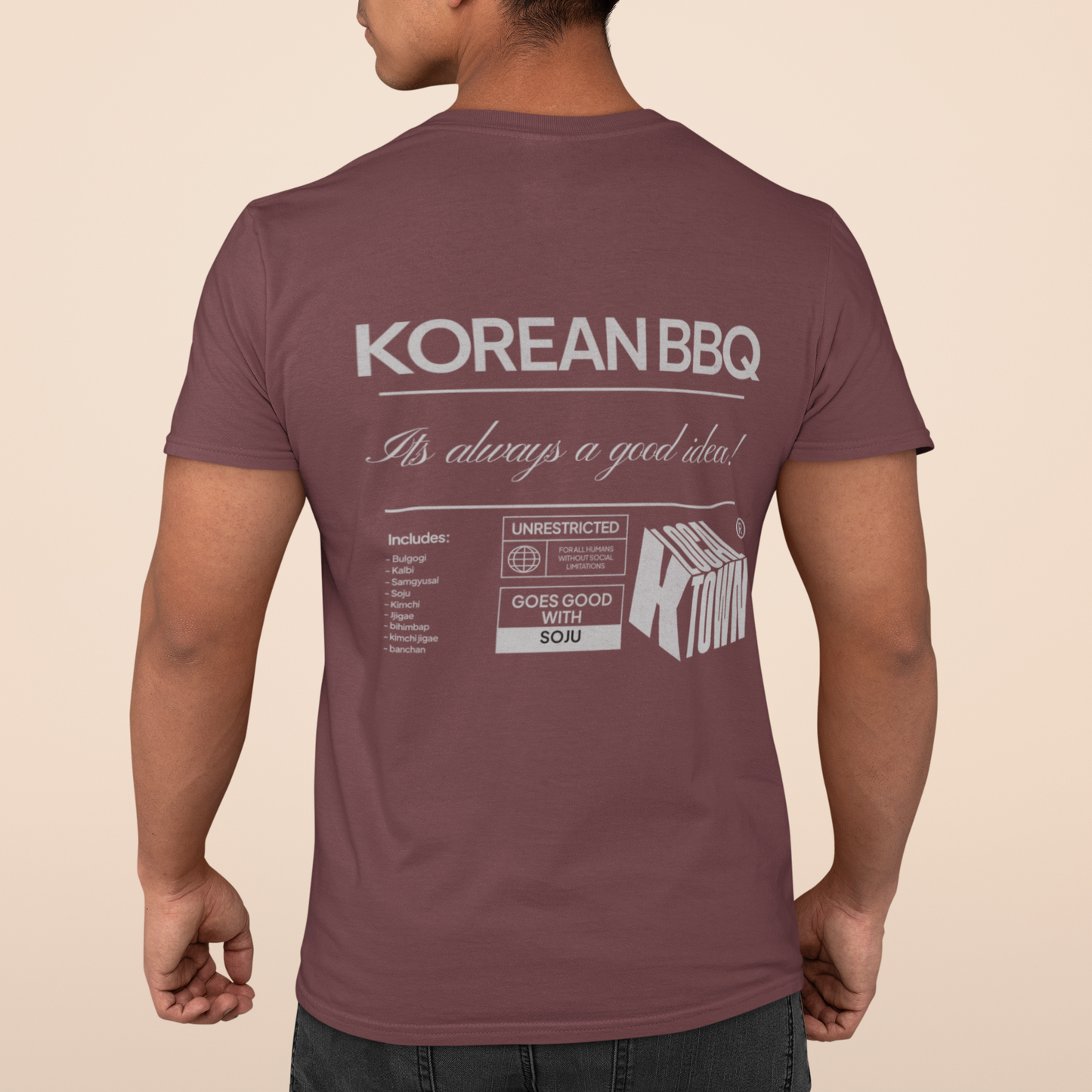 back-tshirt-korean-bbq-maroon-tee