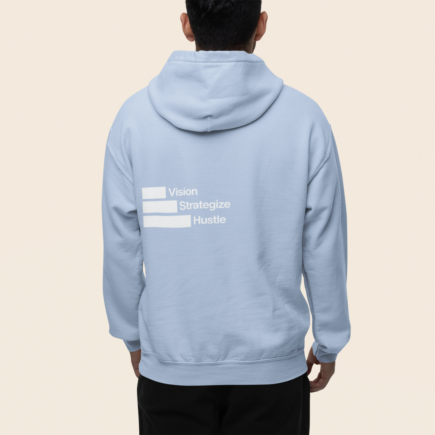 back-of-light-blue-colored-hustle-hoodie