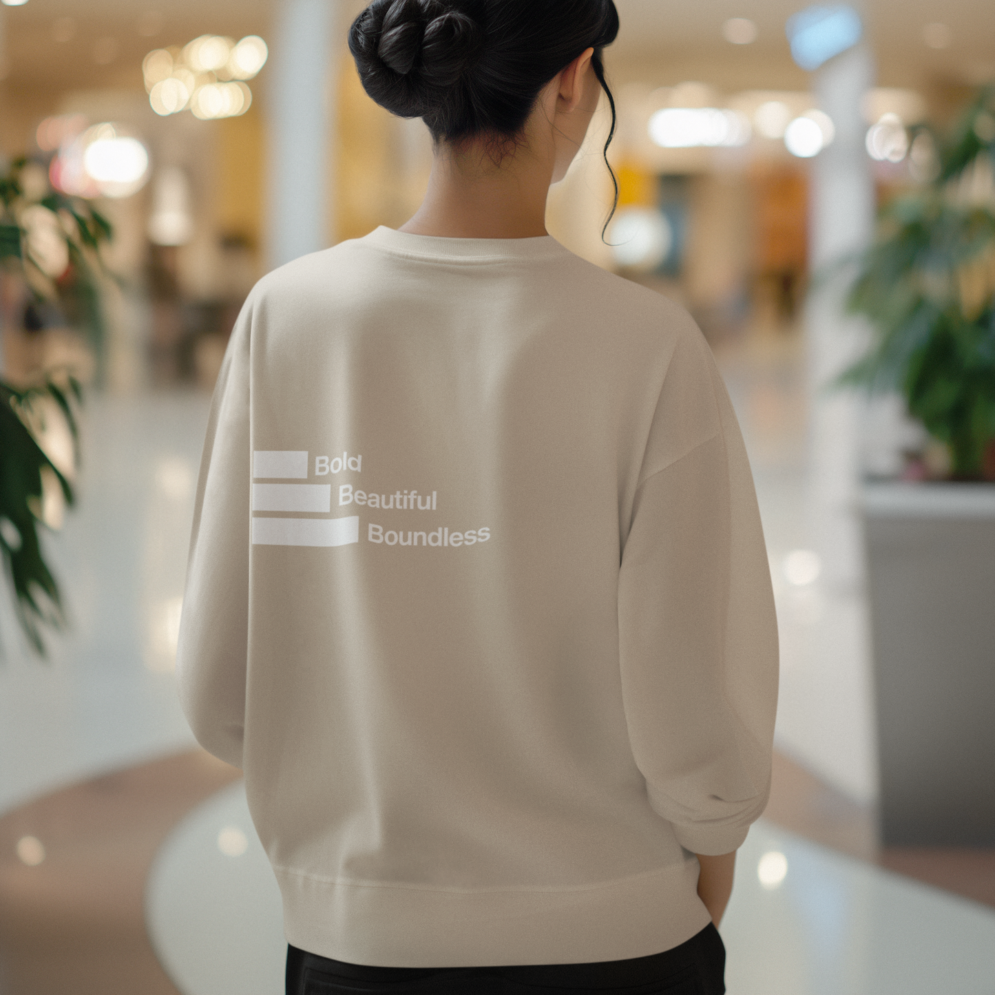 back-of-sand-color-BOUNDLESS-SWEATSHIRT
