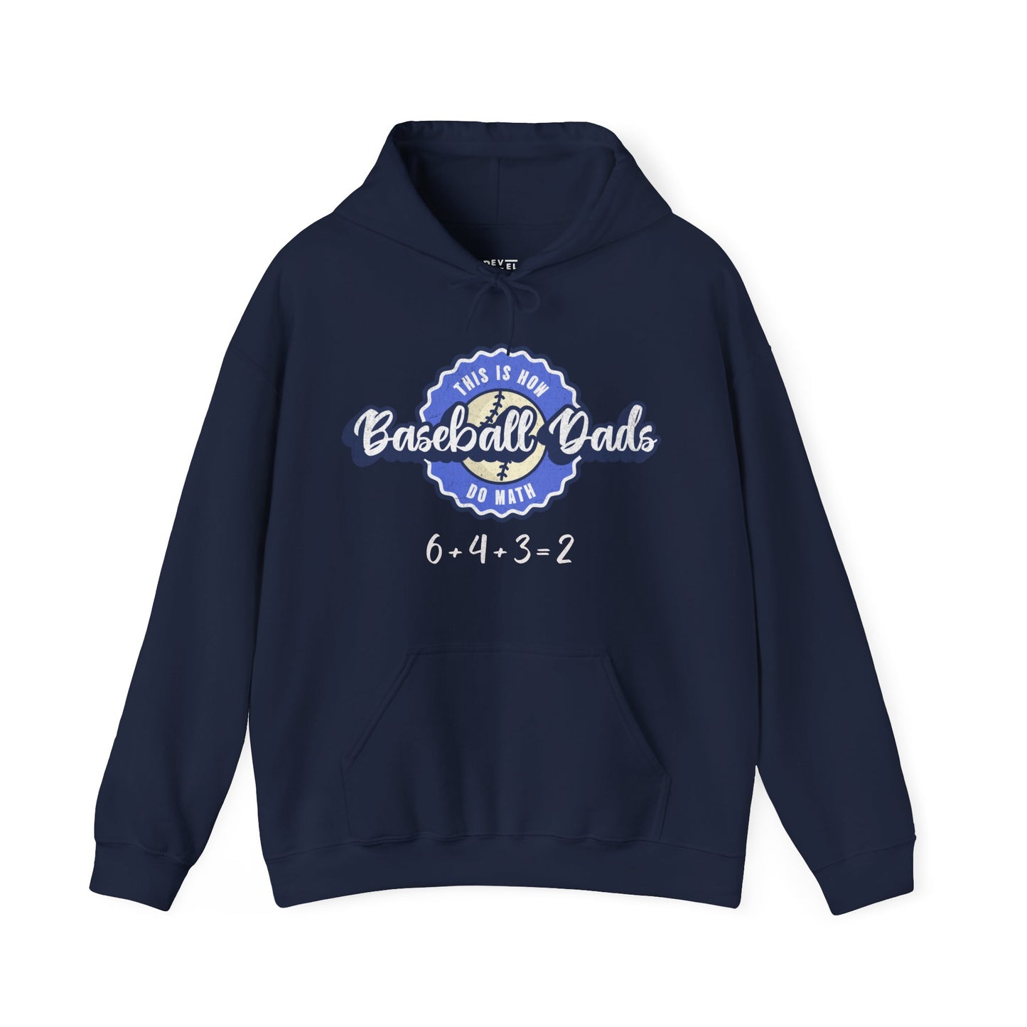 baseball-dad-funny-hoodie-closeup-navy