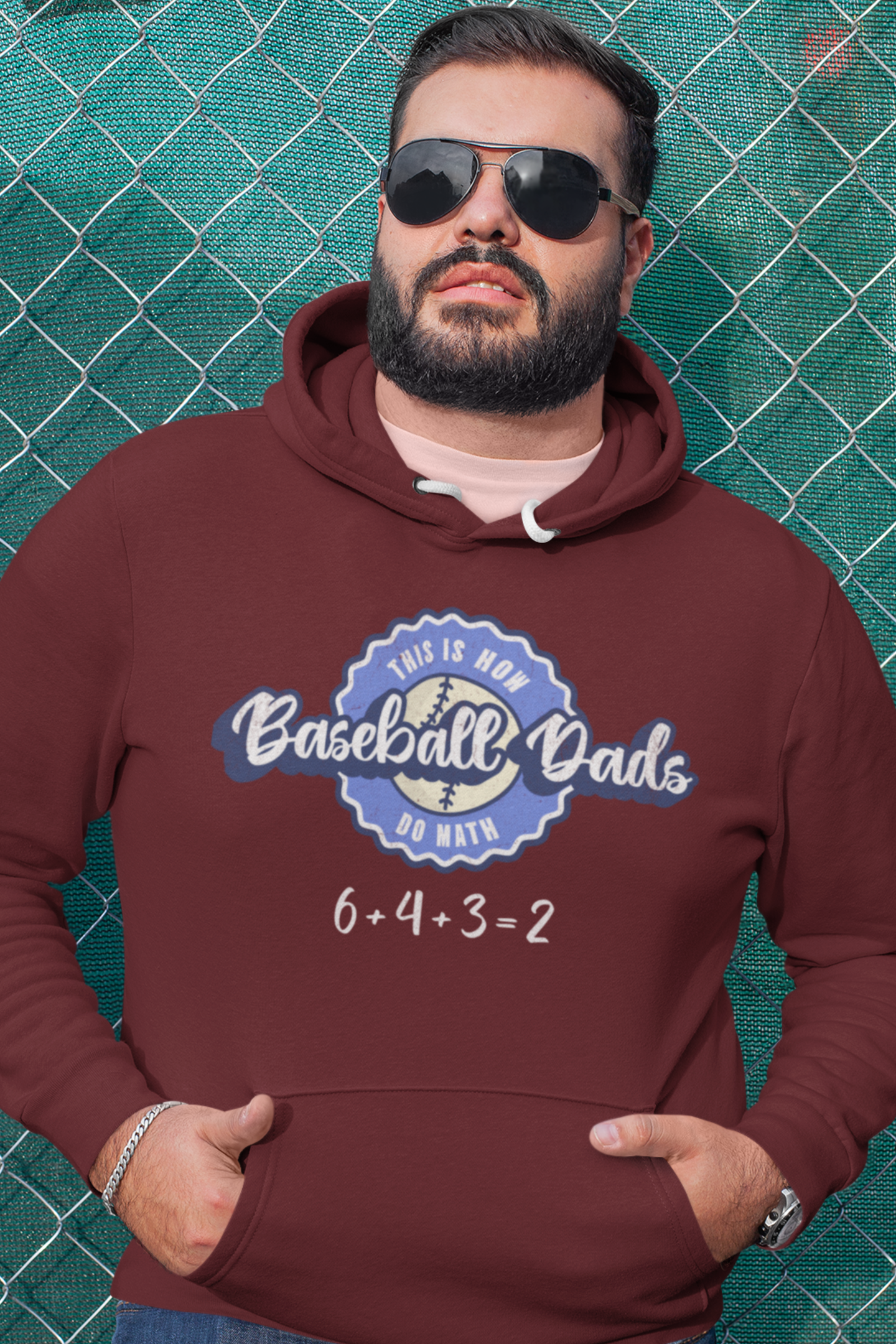 baseball-dad-funny-hoodie-maroon
