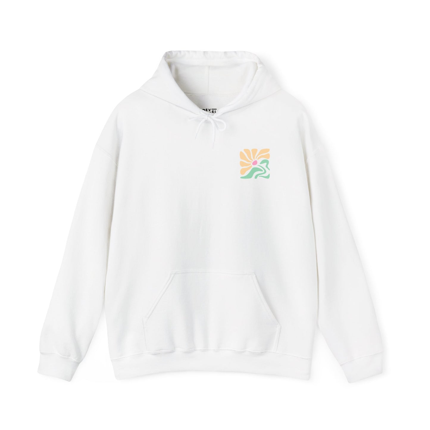 be-done-in-love-christian-woman-hoodie-front-closeup-white