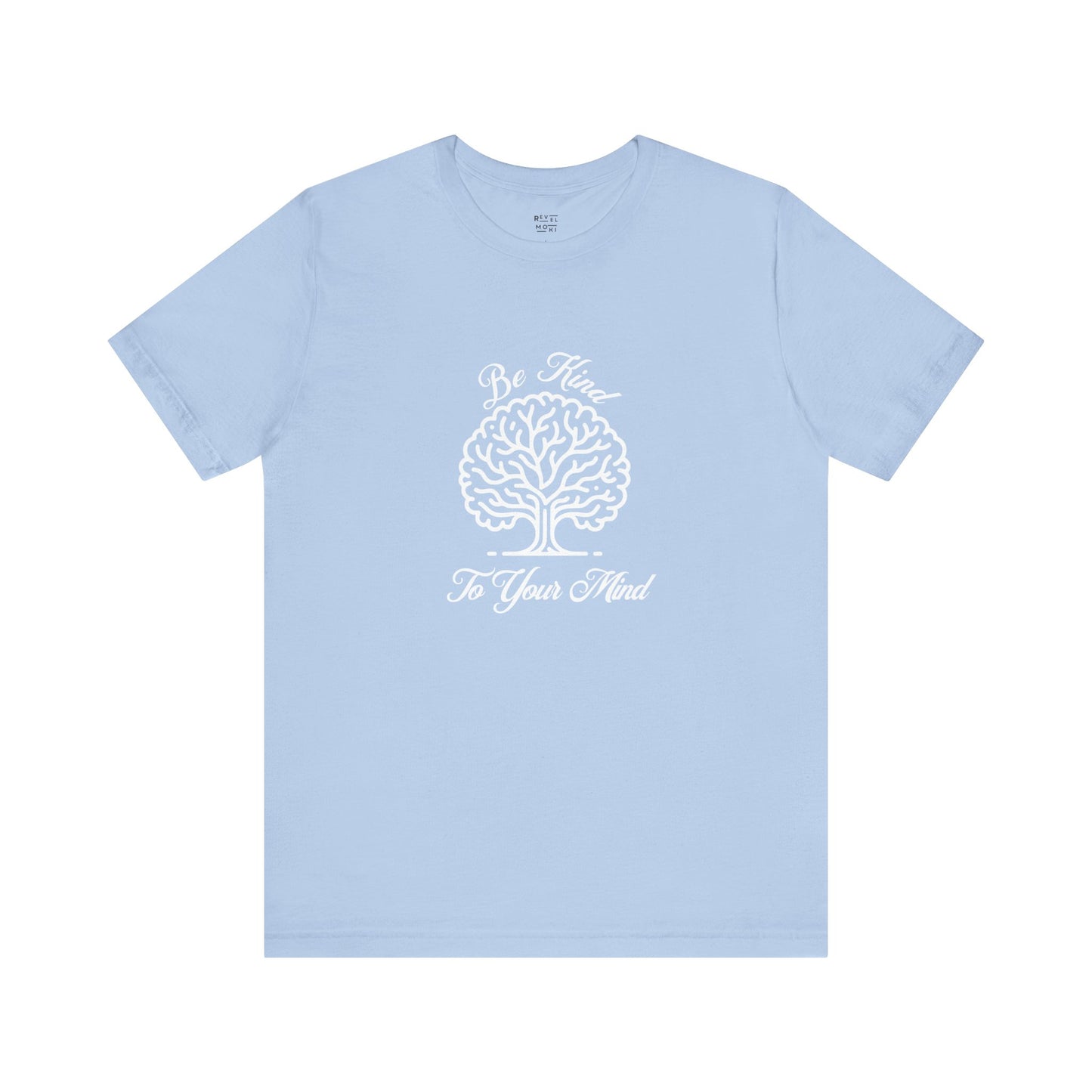 be-kind-to-your-mind-woman-tee-closeup-blue