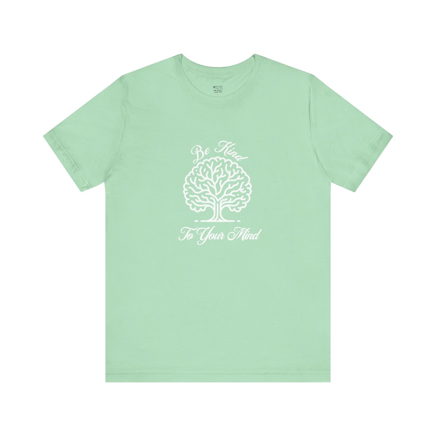 be-kind-to-your-mind-woman-tee-closeup-mint