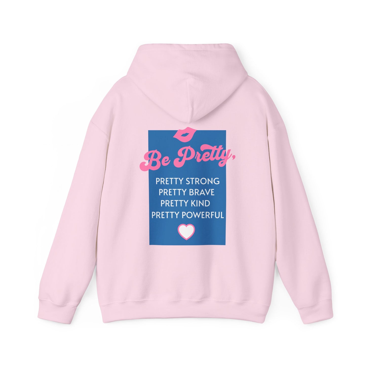 be-pretty-woman-hoodie-back-closeup-pink
