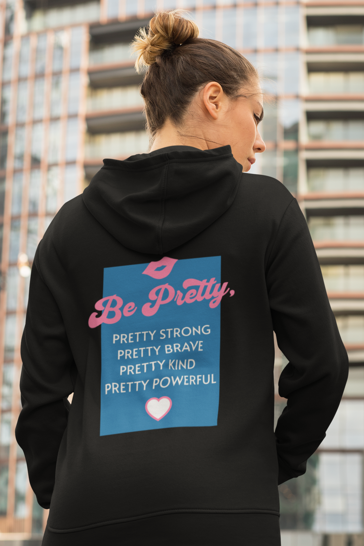 be-pretty-woman-hoodie-black