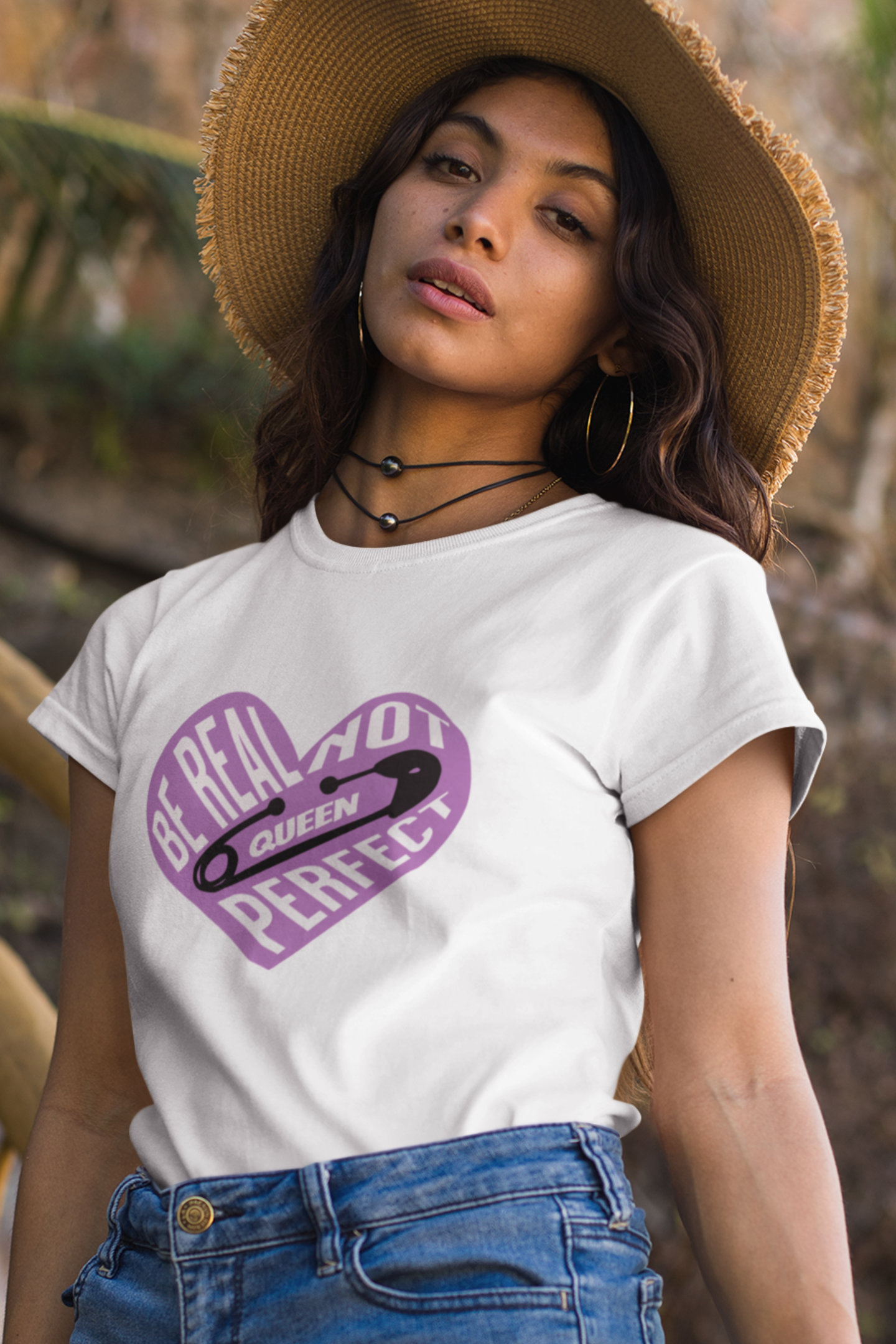 be-real-not-perfect-queen-tee-white