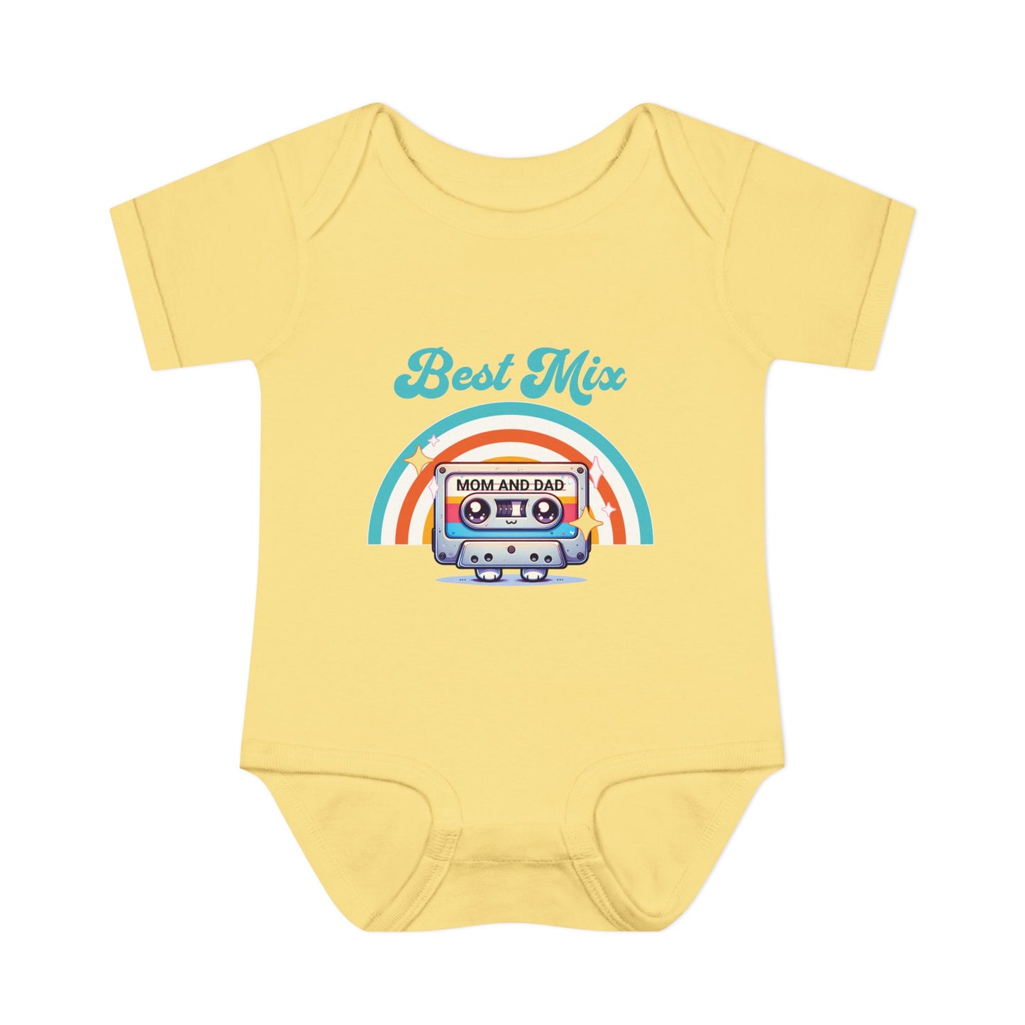 best-mix-of-mom-and-dad-baby-onesie-yellow