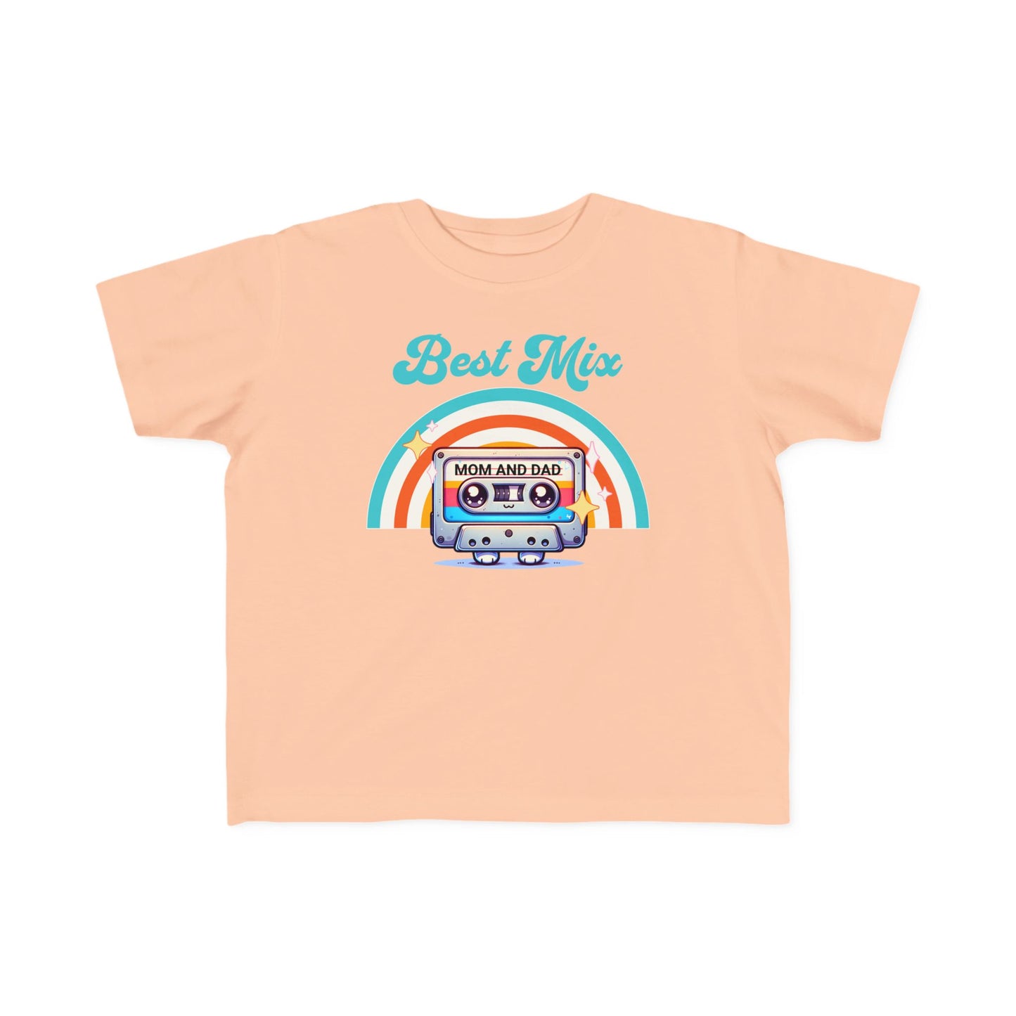 best-mix-of-mom-and-dad-baby-tee-peach