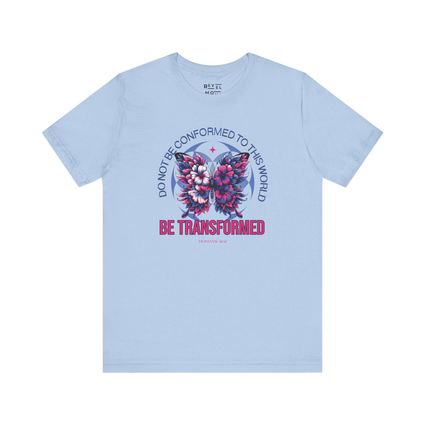 christian-be-transformed-woman-tee-closeup-blue