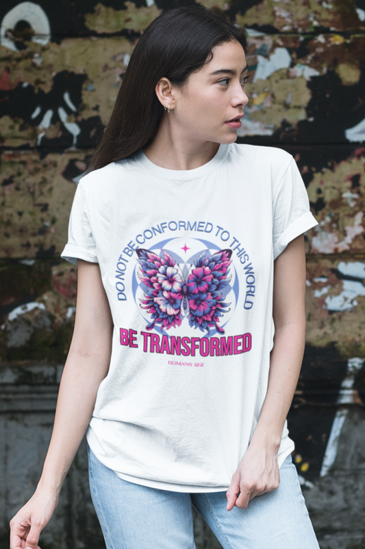 christian-be-transformed-woman-tee-white