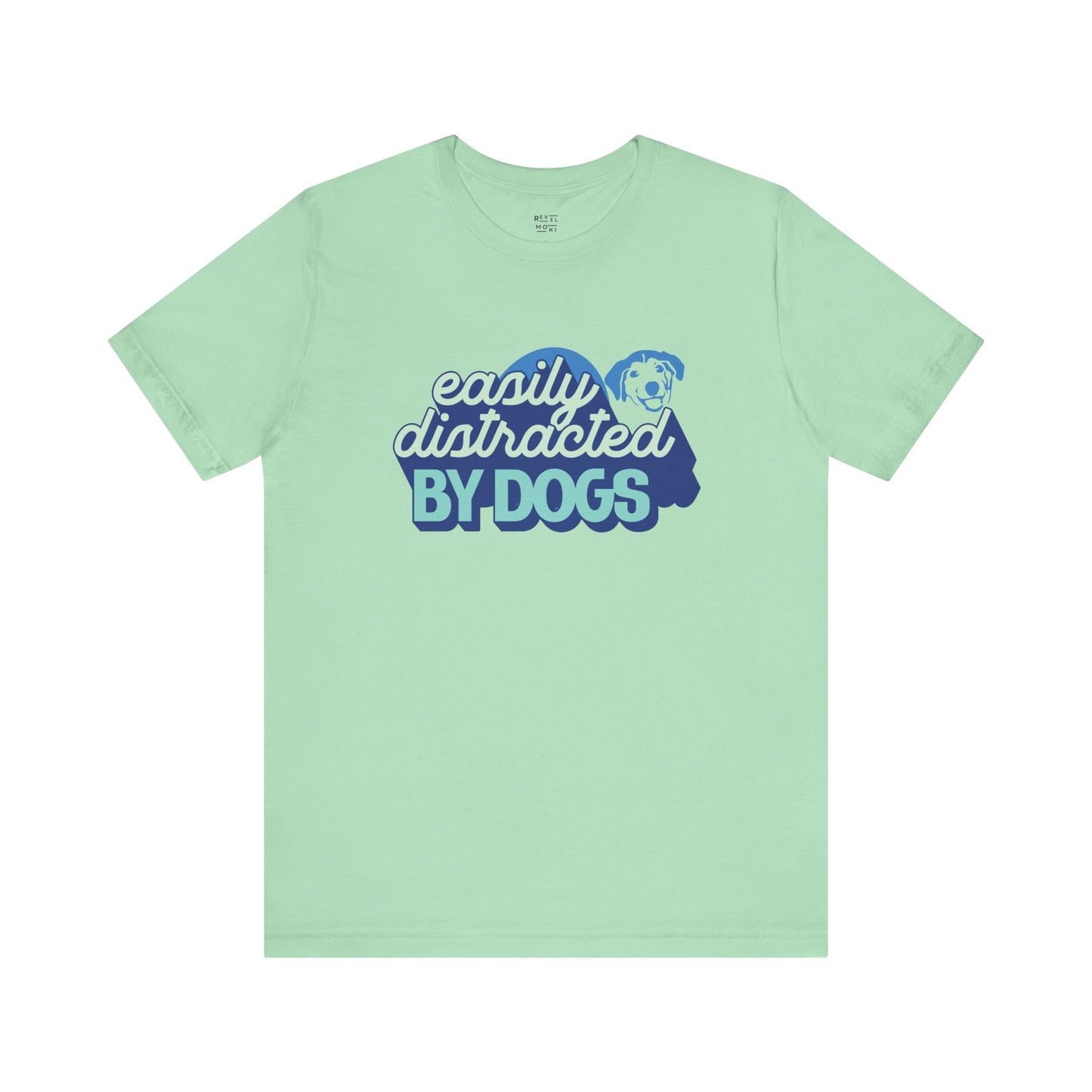 easily-distracted-by-dogs-woman-tshirt-closeup-mint