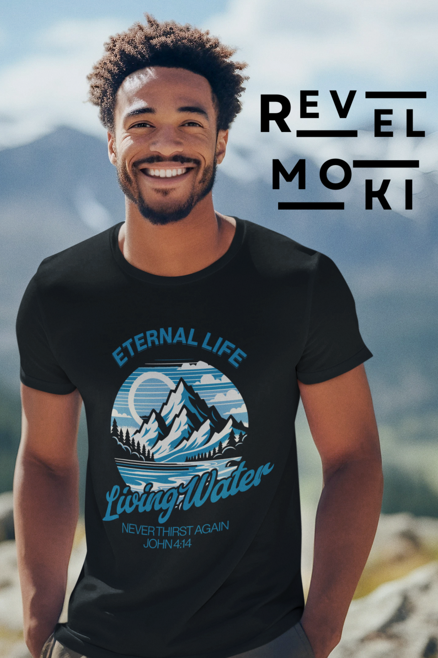 eternal-life-living-water-christian-tshirt-black
