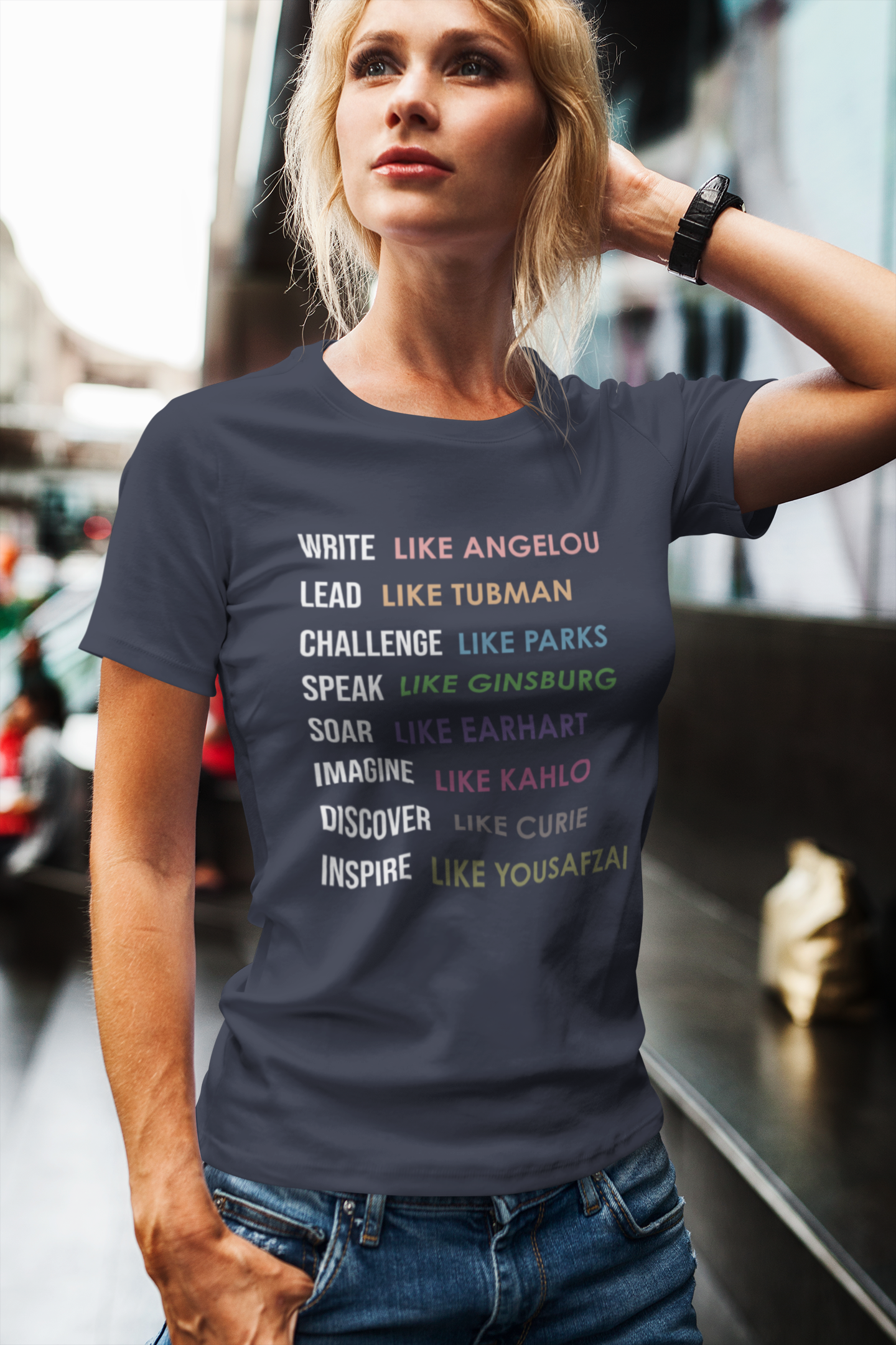 famous-strong-women-woman-tee-navy
