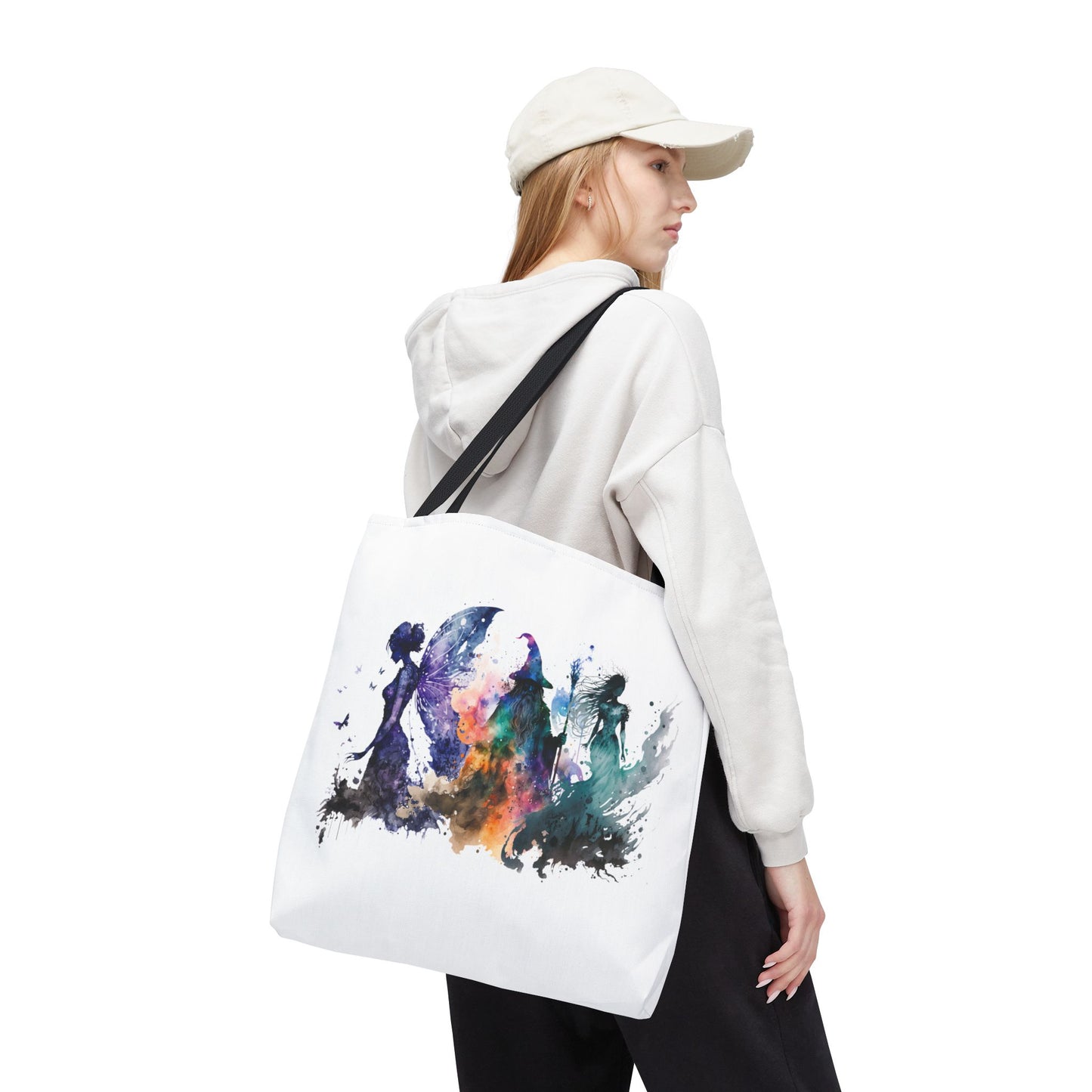 fantasy-watercolor-tote-bag-large-black-handle-closeup