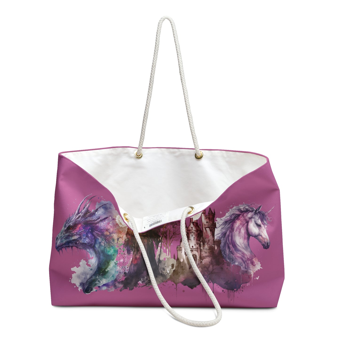 fantasy-watercolor-weekender-bag-open