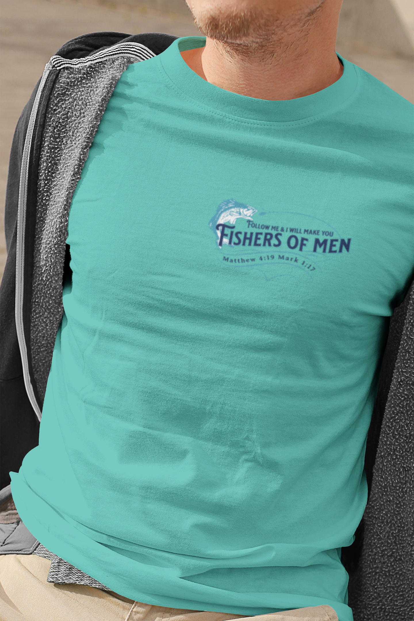 fishers-of-men-front-tshirt-teal