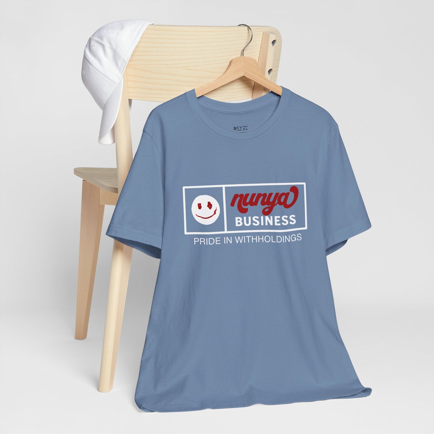 funny-humorous-nunya-business-tshirt-closeup-blue