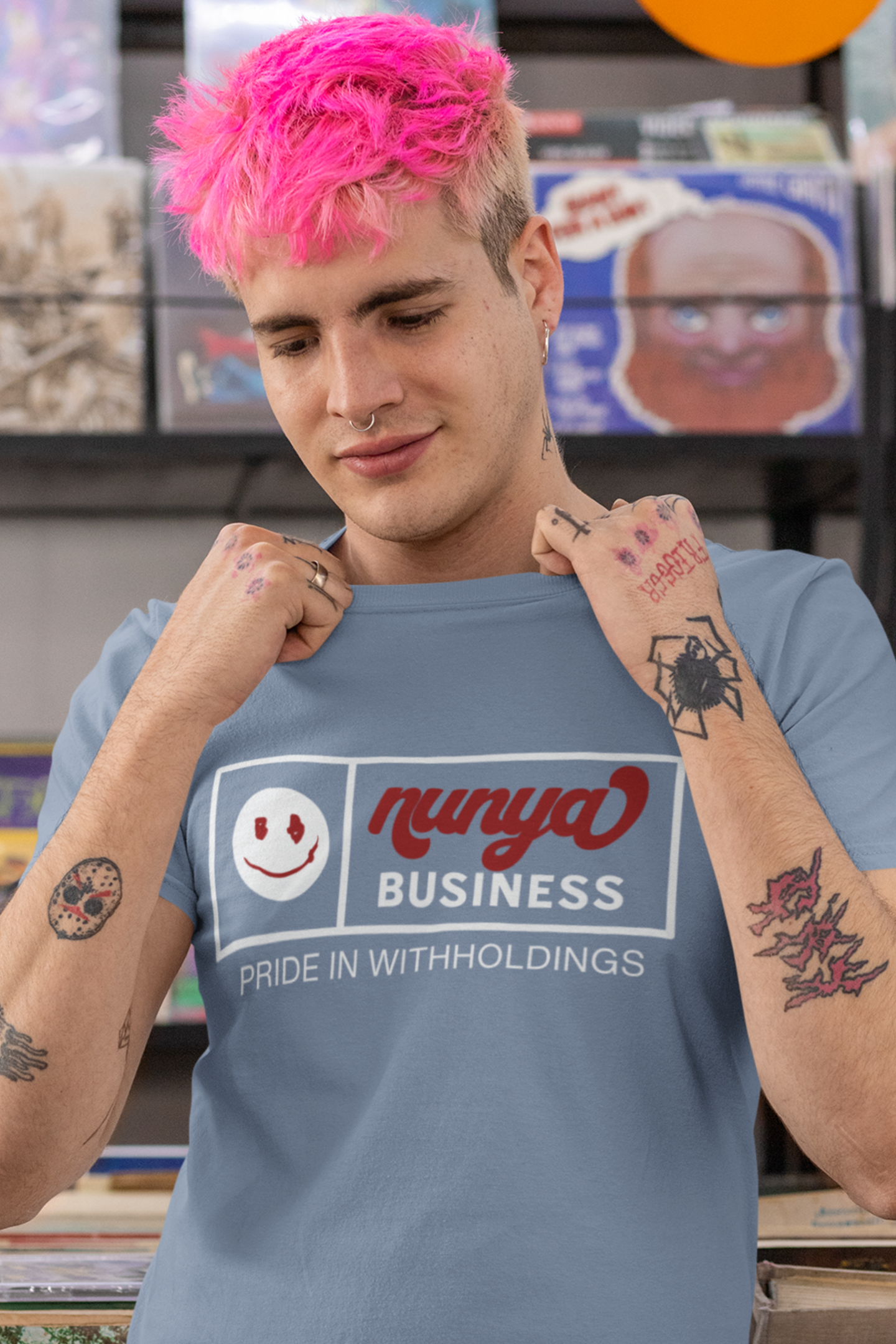 funny-humorous-nunya-business-tshirt-steel-blue2