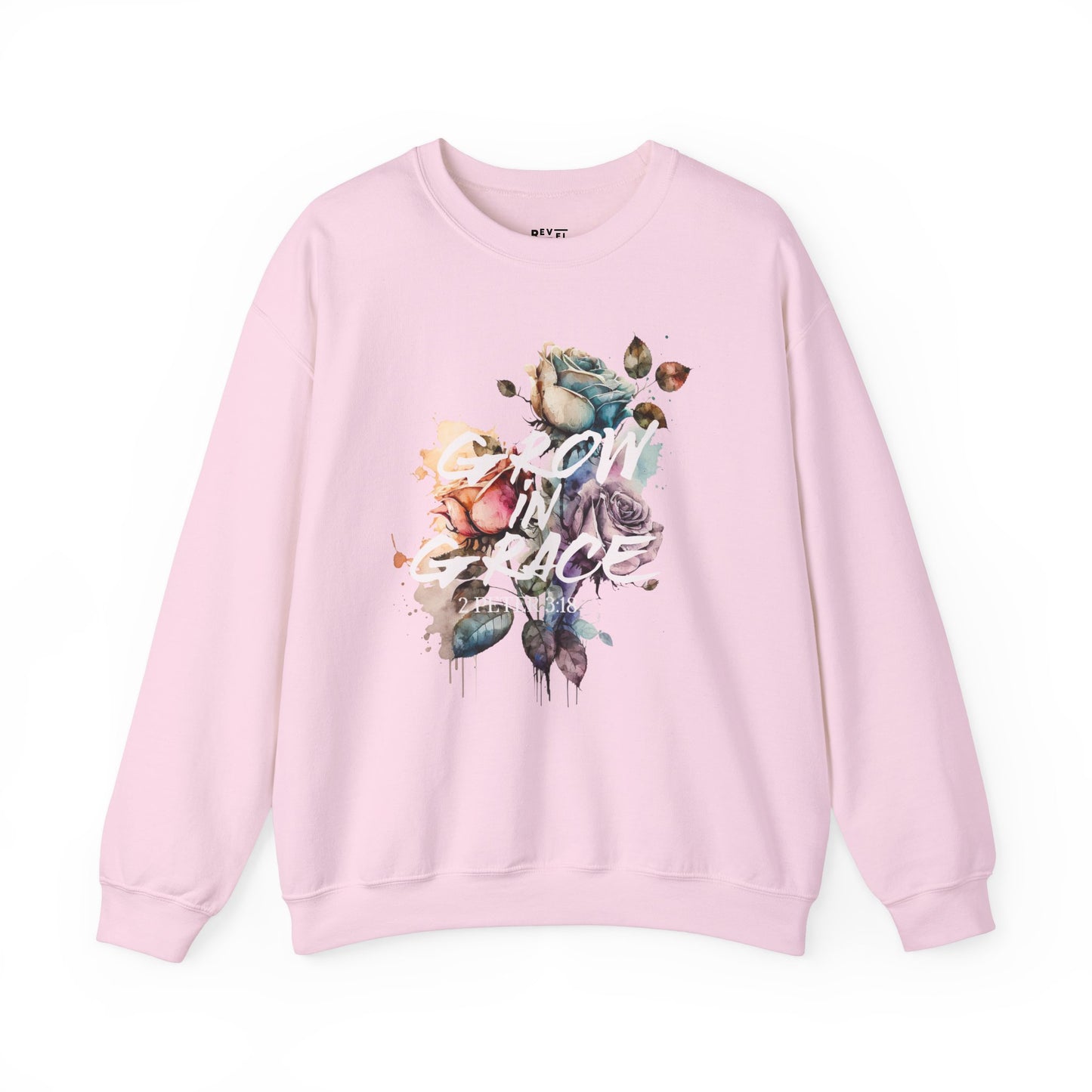 grow-in-grace-watercolors-woman-sweatshirt-closeup-pink