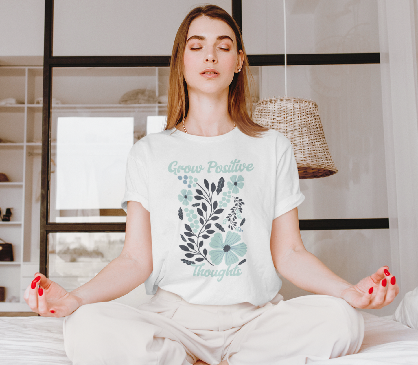 grow-positive-thoughts-woman-tee-white-closeup2