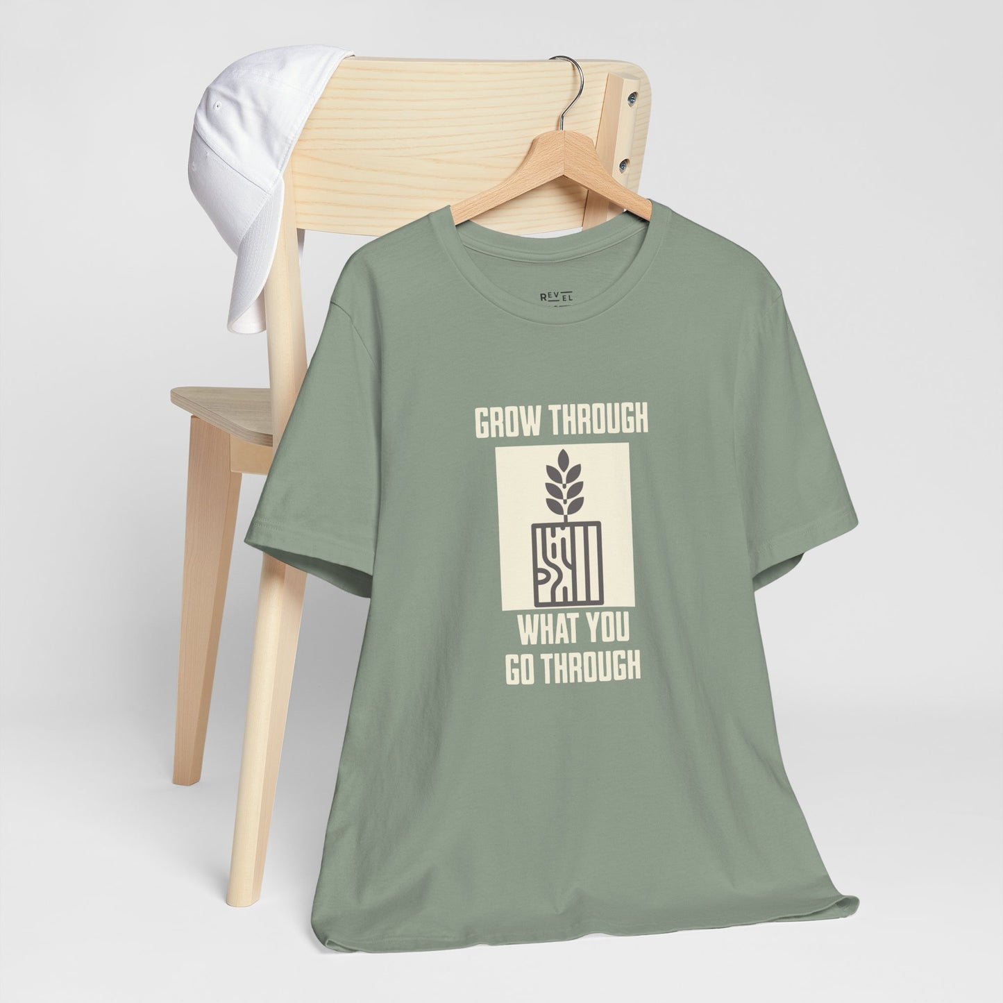 grow-through-what-you-go-through-mental-health-tshirt-closeup-sage