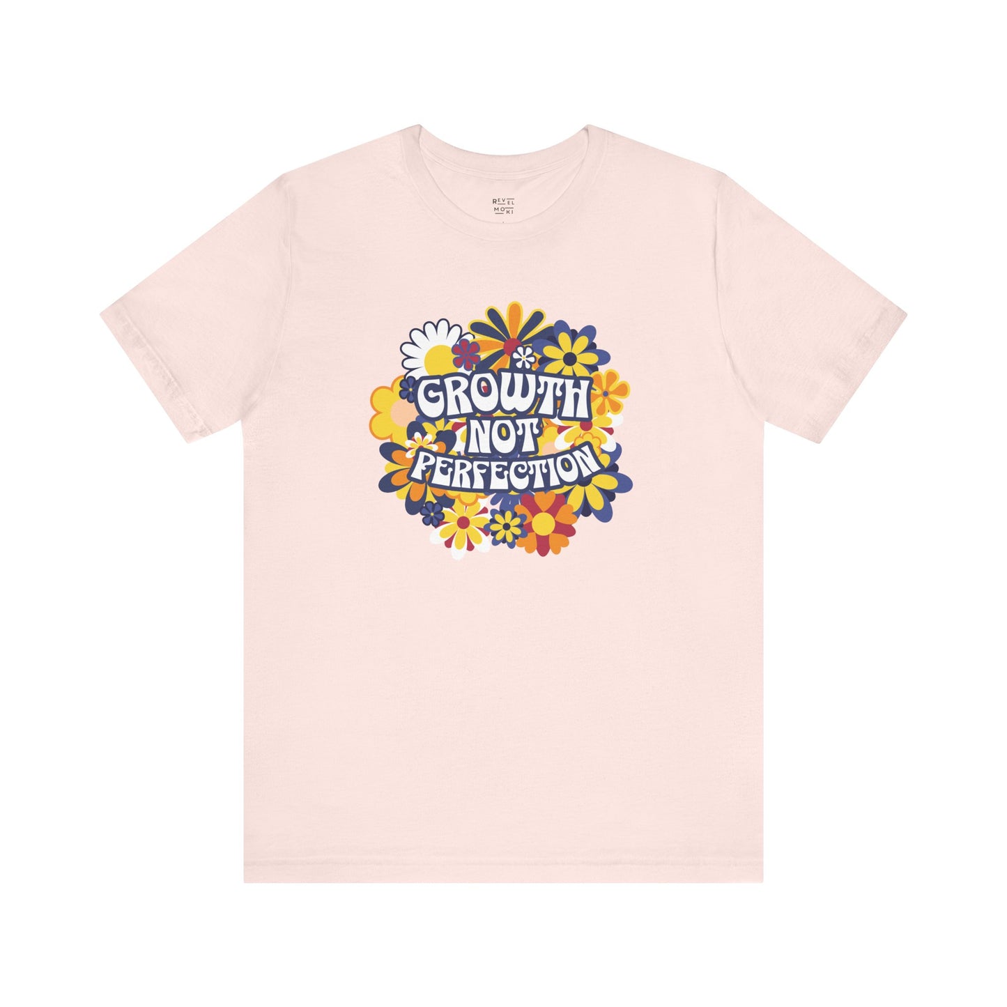growth-not-perfection-woman-tee-closeup-pink