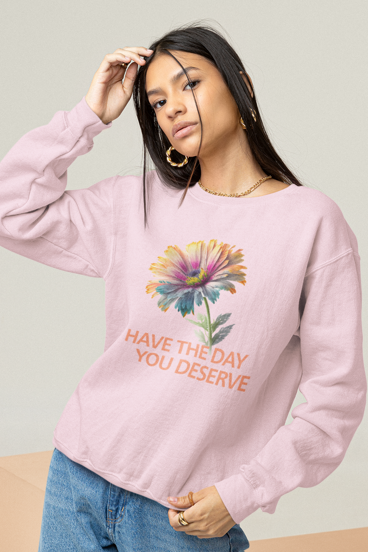 have-the-day-you-deserve-woman-sweatshirt-pink