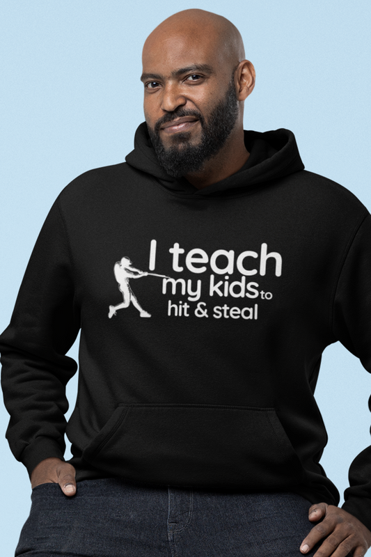 i-teach-my-kids-to-hit-and-steal-baseball-dad-hoodie-black