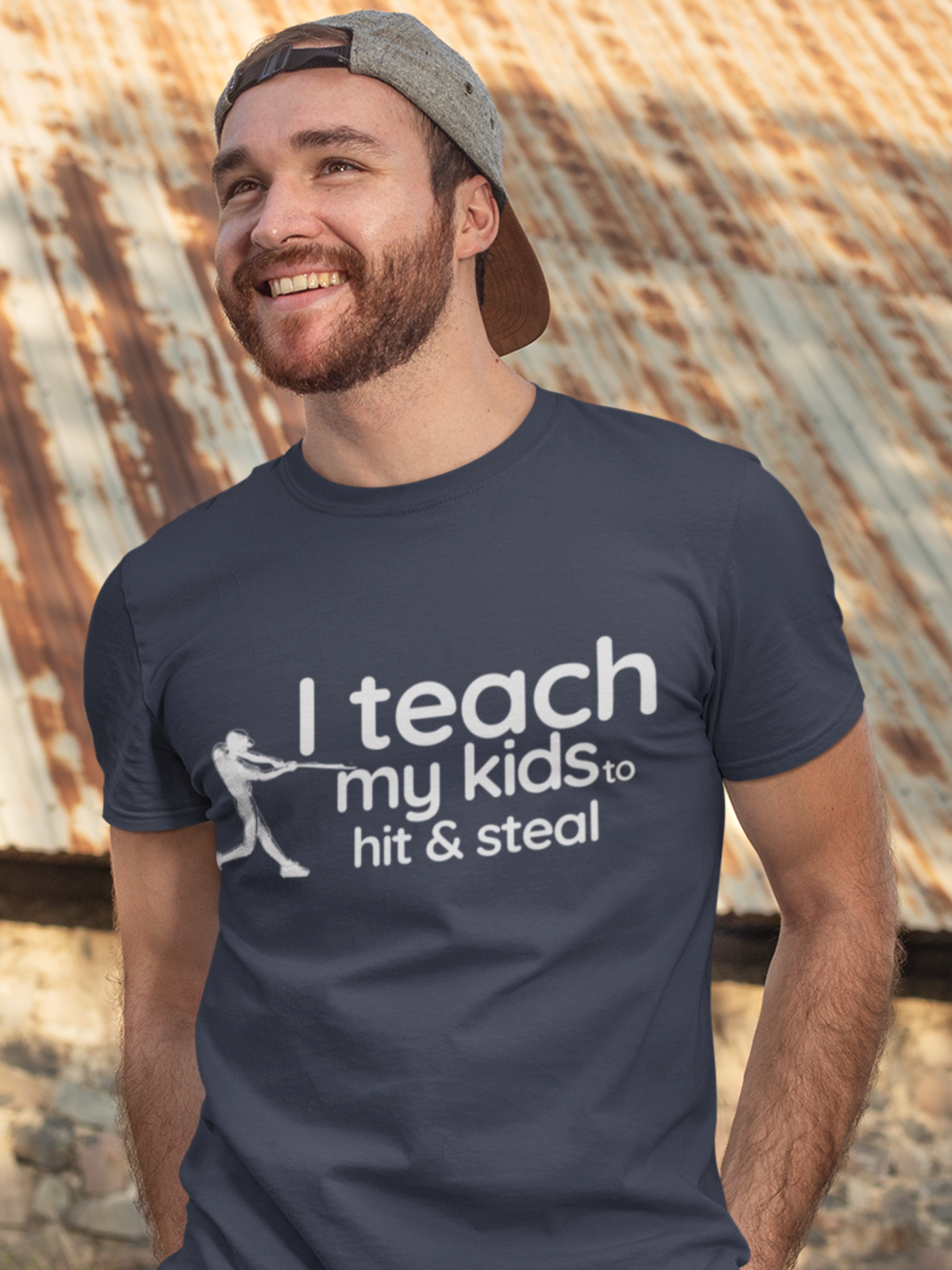 i-teach-my-kids-to-hit-and-steal-baseball-dad-tshirt-navy