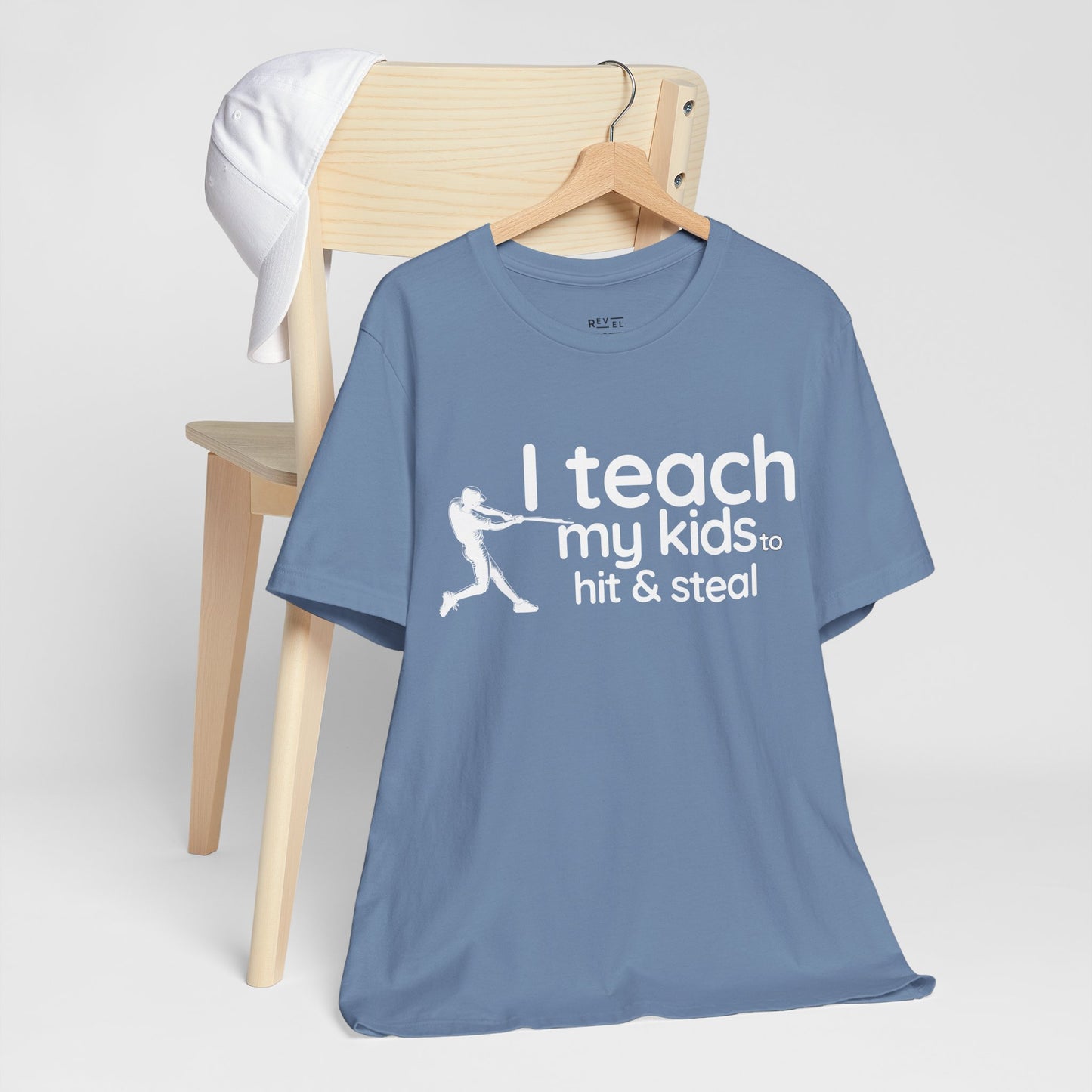 i-teach-my-kids-to-hit-and-steal-baseball-dad-tshirt-steel-blue
