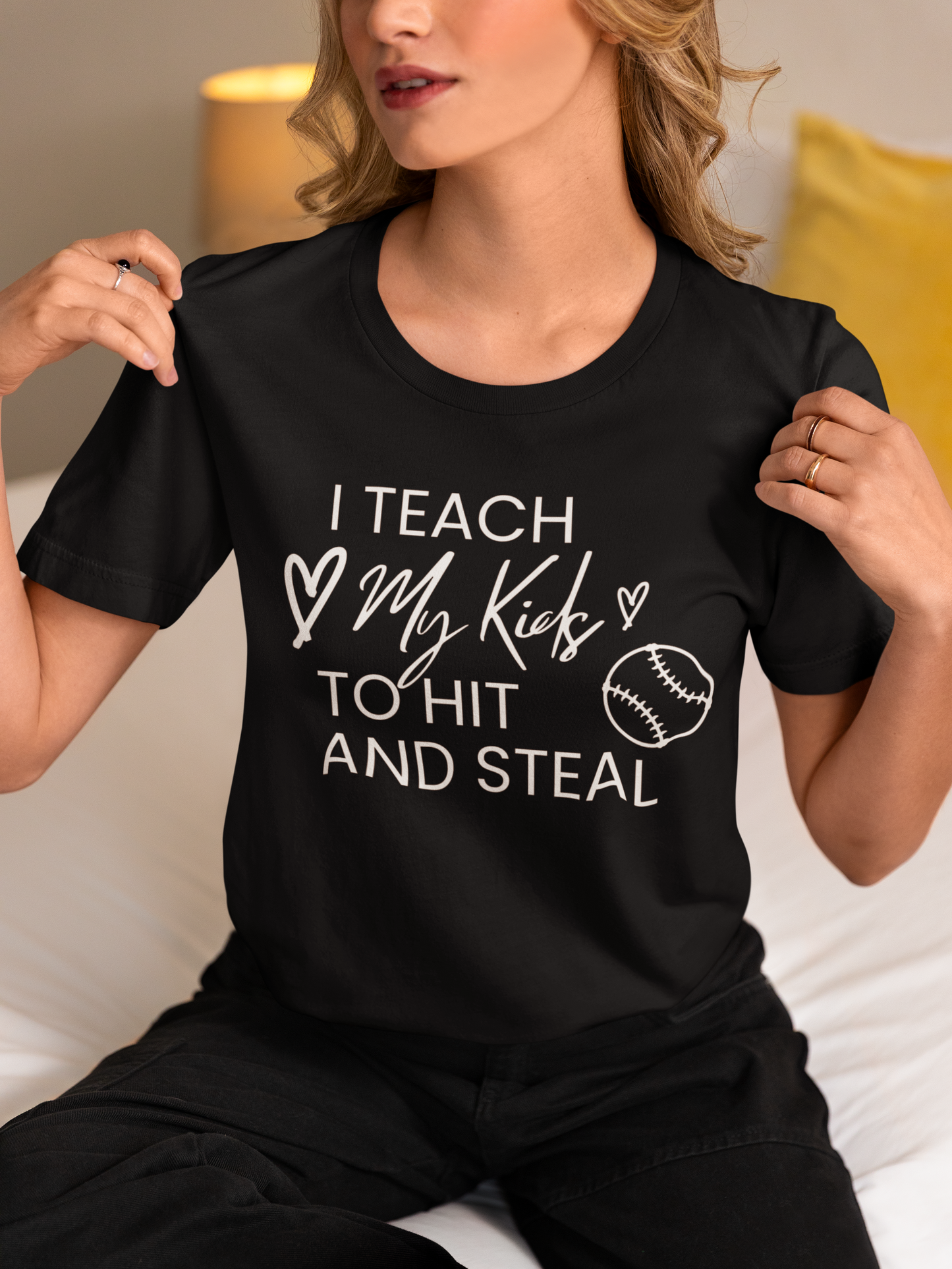 i-teach-my-kids-to-hit-and-steal-baseball-mom-tee-black