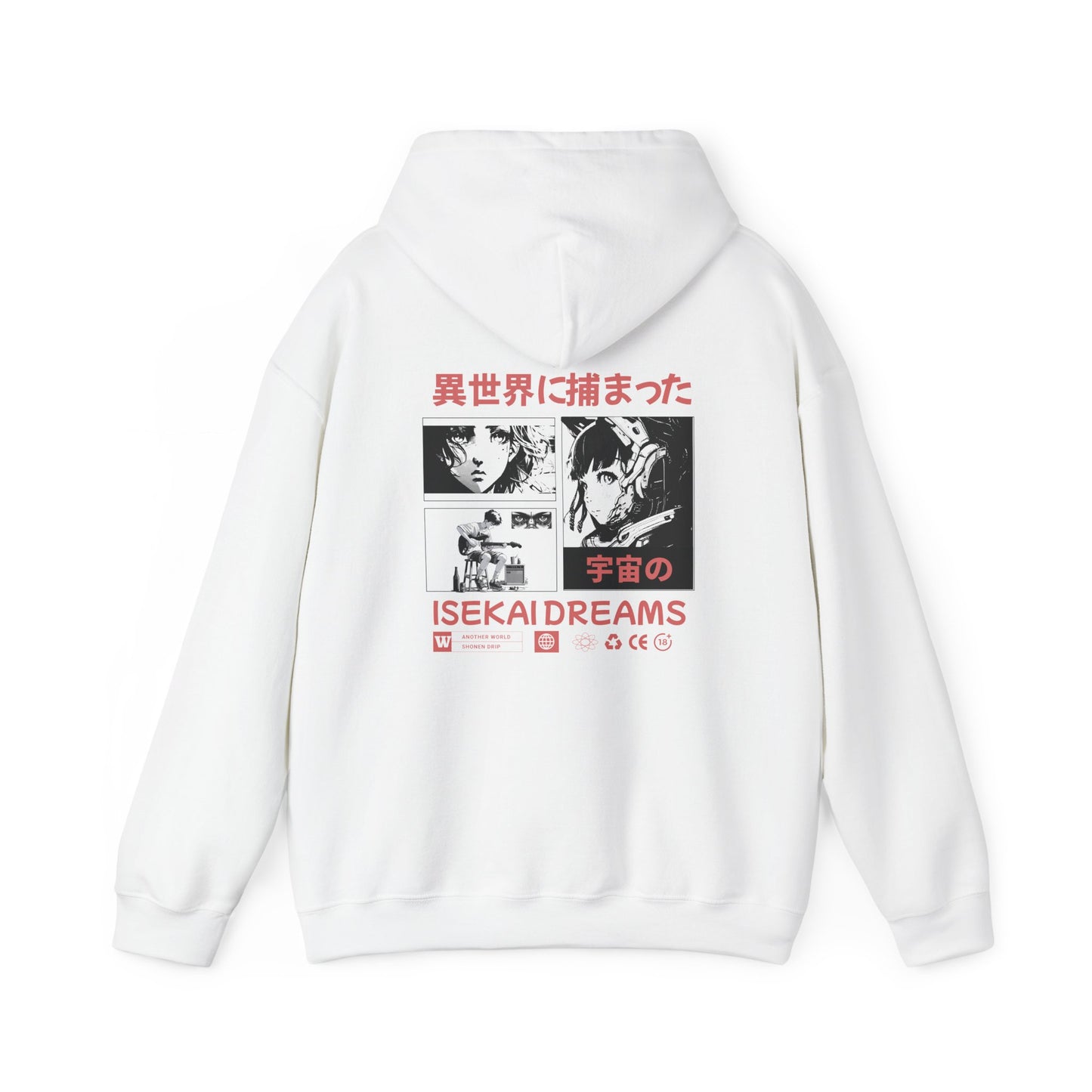 japanese-anime-isekai-graphic-hoodie-back-closeup-white