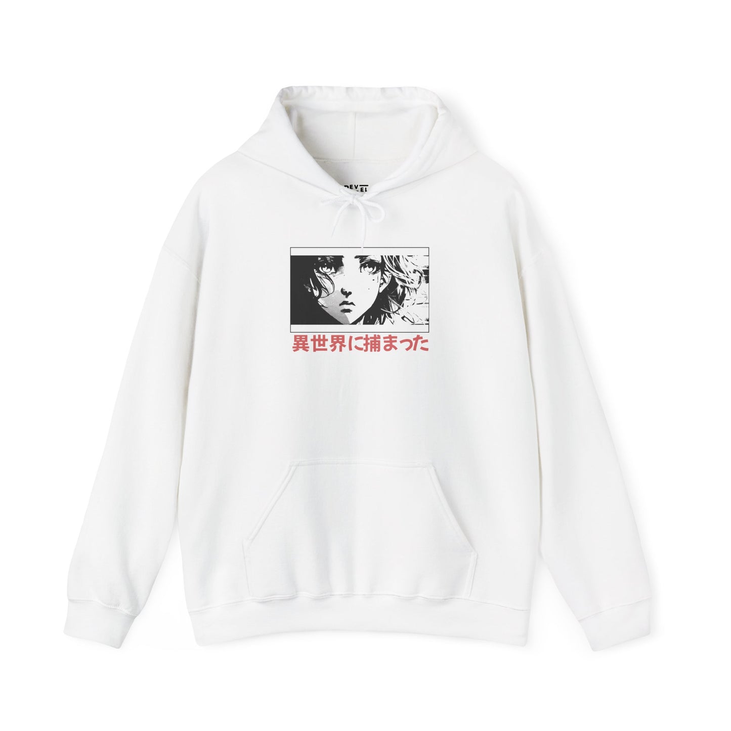 japanese-anime-isekai-graphic-hoodie-front-closeup-white