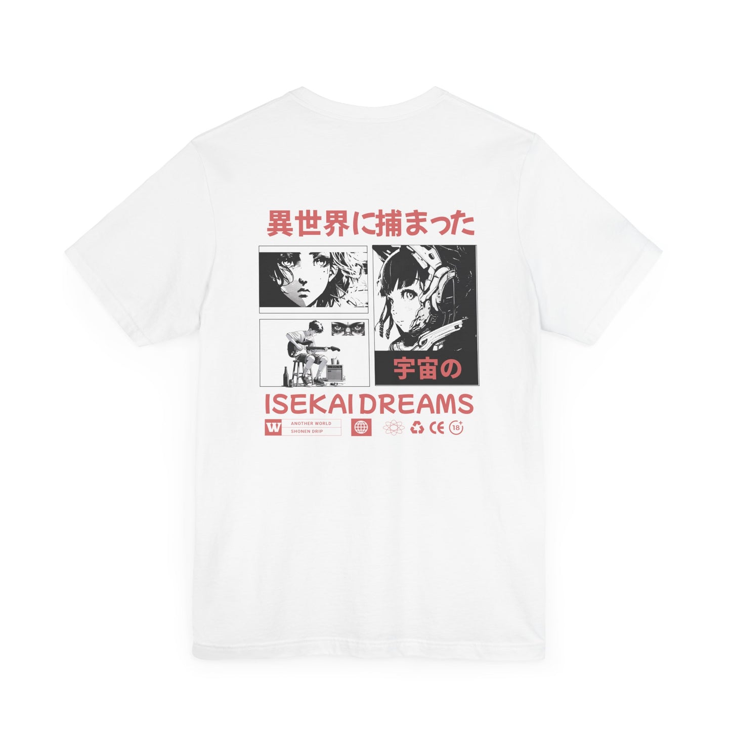 japanese-anime-isekai-graphic-tshirt-back-closeup-white