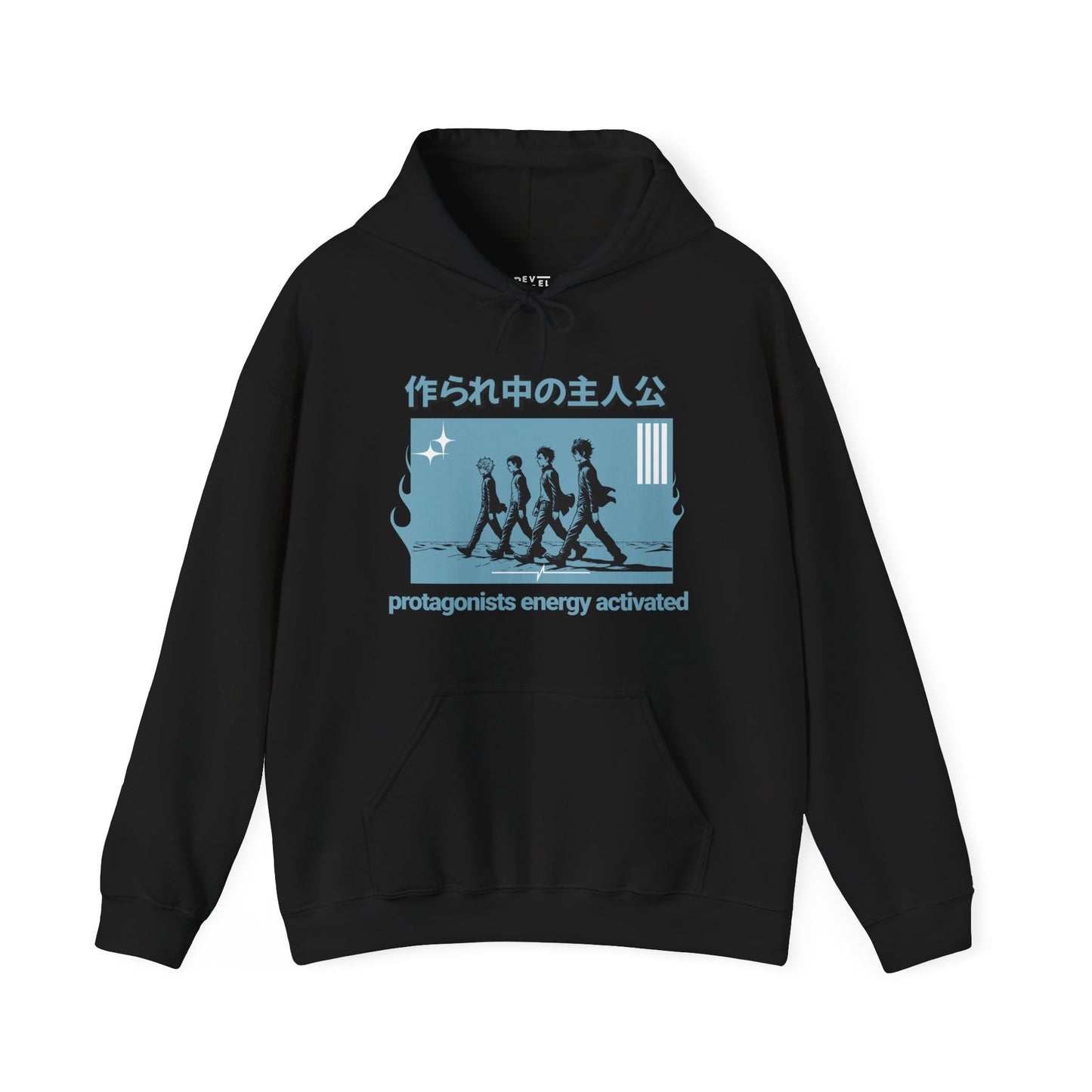 japanese-anime-shonen-men-hoodie-closeup-black