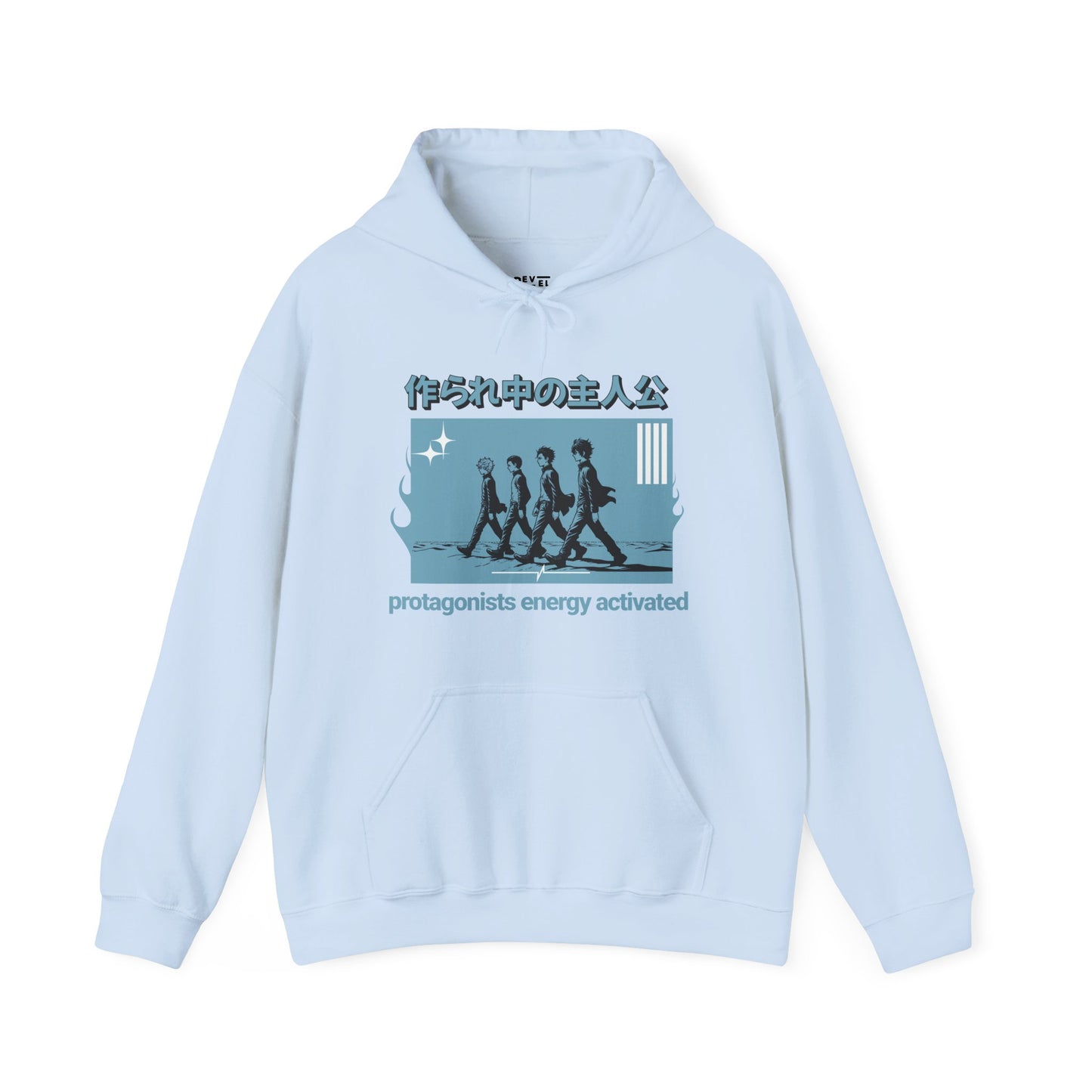 japanese-anime-shonen-men-hoodie-closeup-light-blue