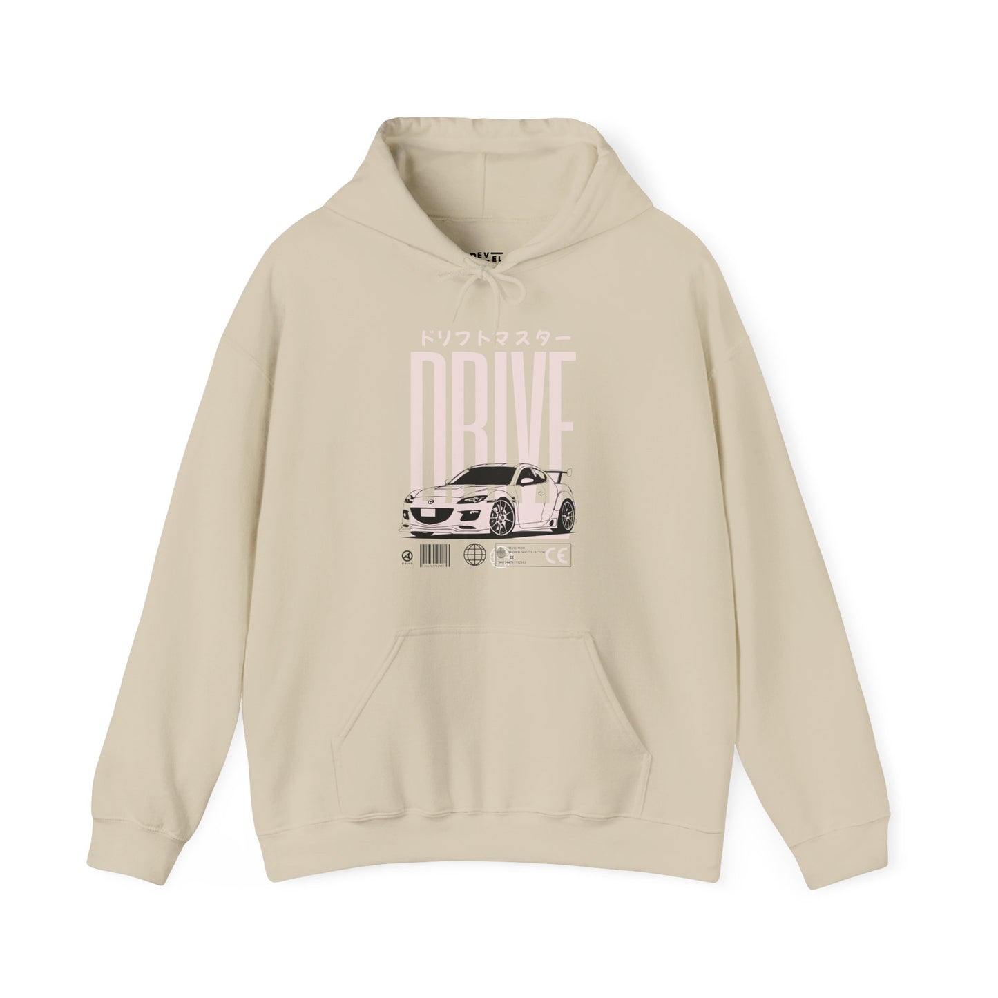 japanese-driftcar-graphic-mens-hoodie-closeup-sand