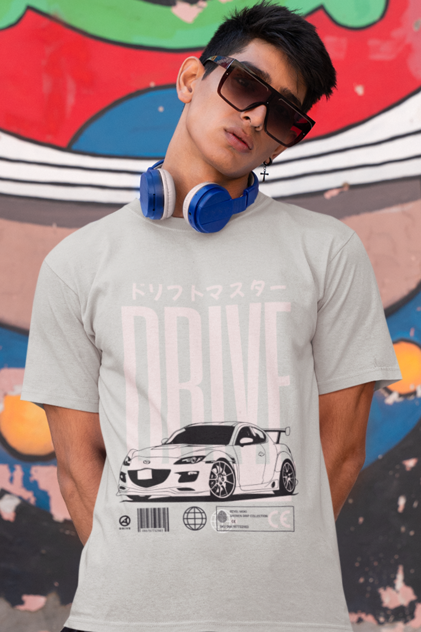 japanese-driftcar-graphic-mens-tshirt-silver