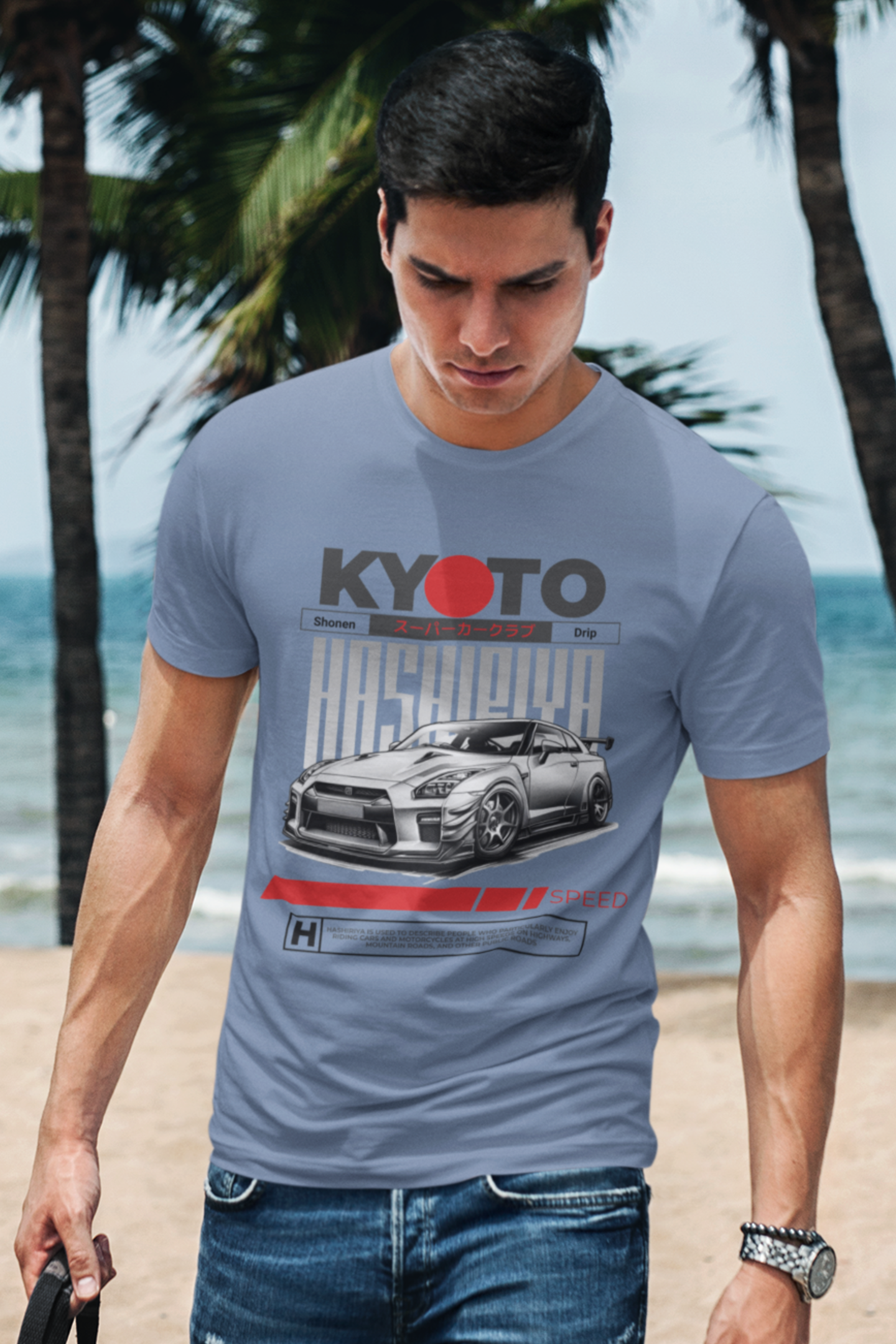 japanese-streetcar-hashiriya-culture-mens-tshirt-steelblue
