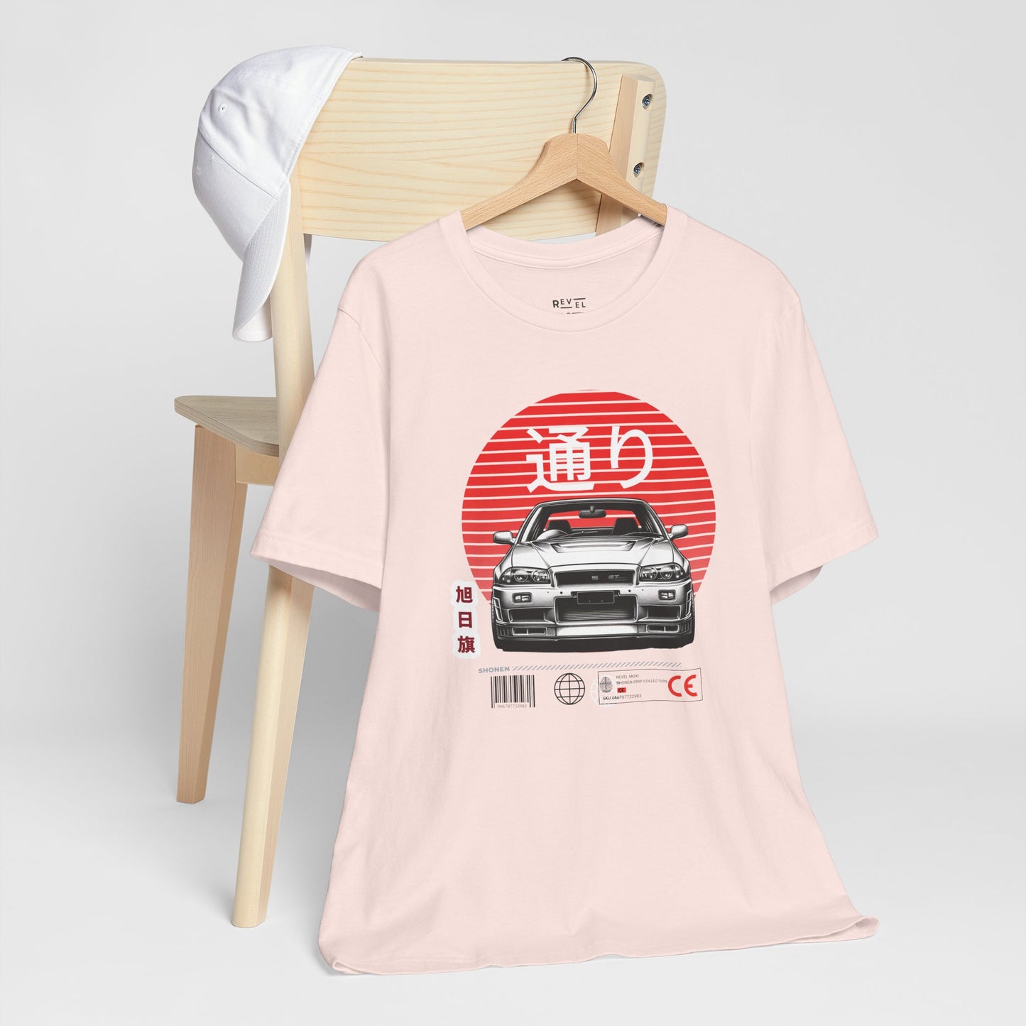 japanese-sun-streetcar-mens-tshirt-closeup-pink